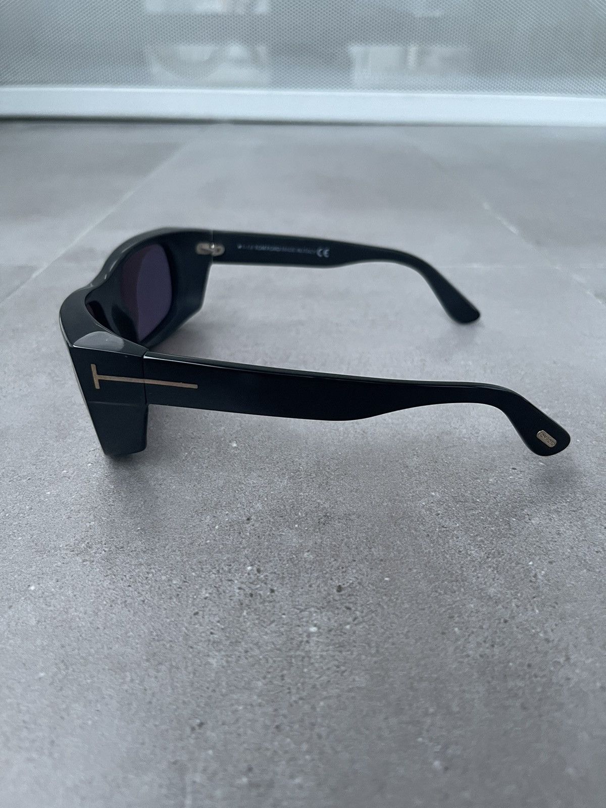 Tom Ford !DS! Tom Ford Toby TF440 01A 3D Square Black Sunglasses Size ONE SIZE - 8 Thumbnail