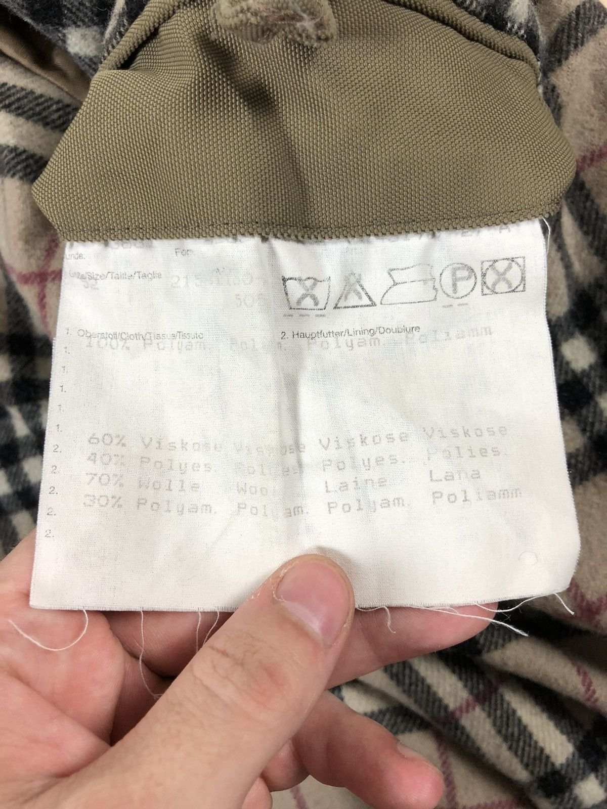 Burberry × Vintage Burberrys vintage nova check plated jacket coat Size US XL / EU 56 / 4 - 6 Thumbnail