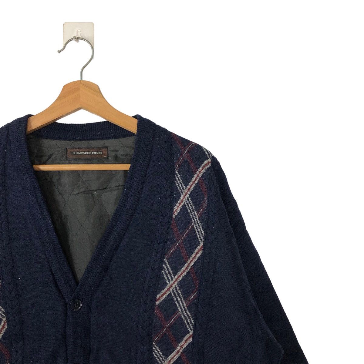 Japanese Brand VINTAGE CARDIGAN JACKET NAVAJO AZTEC DESIGN LINDBERGH JAPAN Size US L / EU 52-54 / 3 - 5 Thumbnail