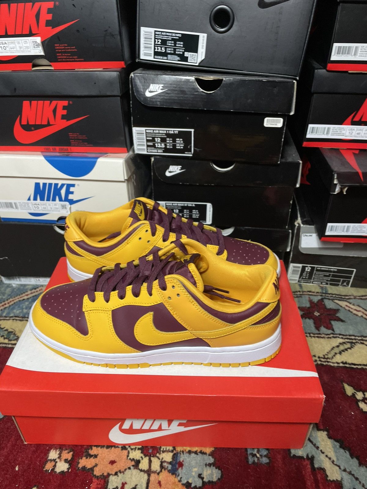 Nike Nike Dunk Low Arizona State size 10.5 Size US 10.5 / EU 43-44 - 4 Thumbnail
