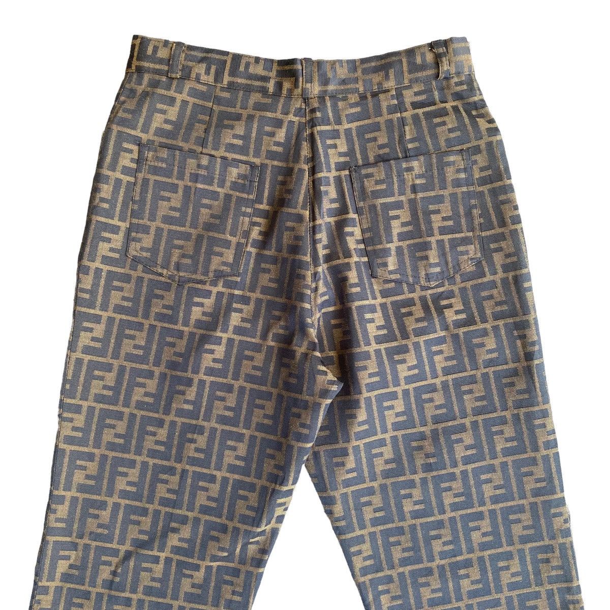 Fendi Vintage Fendi Zucca Monogram Pants Size 26" / US 2 / IT 38 - 10 Thumbnail