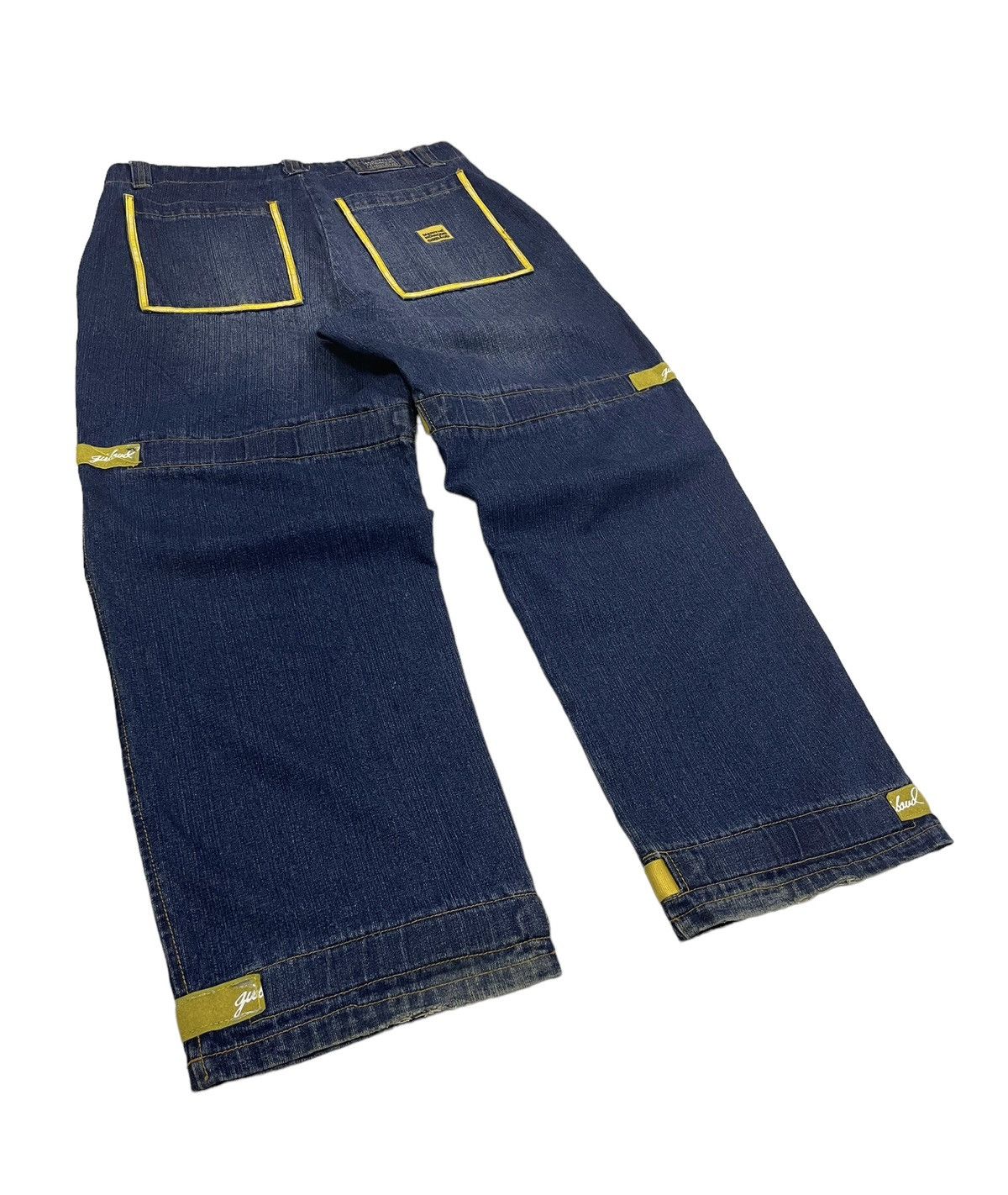 JNCO Vintage Marithe Francois Girbaud Baggy Cargo Jeans Size US 37 - 7 Thumbnail