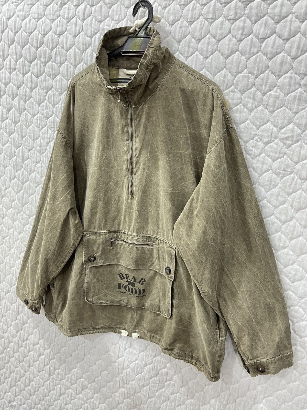 Vintage (Qqqq). VTG BEAR FOOD BACK TO NATURE ANORAK JACKET Size US L / EU 52-54 / 3 - 2 Thumbnail
