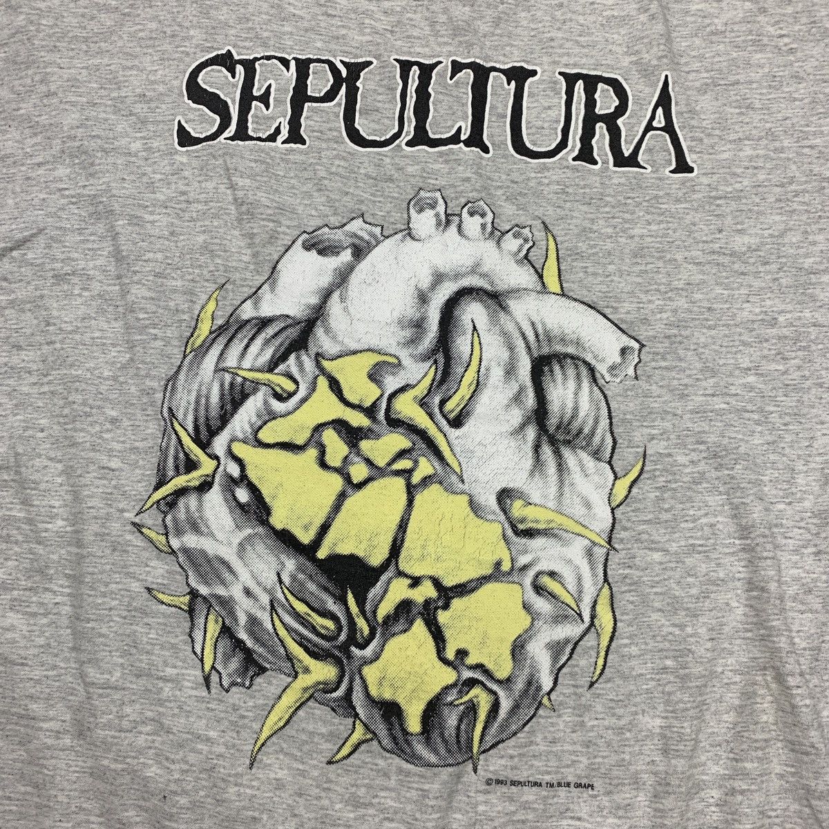 Band Tees × Vintage Rare vintage 1993 Sepultura Chaos AD Tour shirt blue grape Size US XL / EU 56 / 4 - 5 Thumbnail