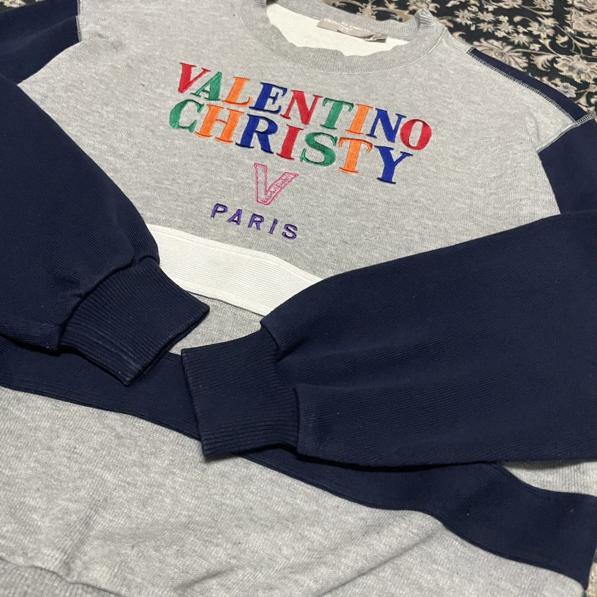 Designer × Valentino × Vintage Valentino Christy Paris Embroidery Size US M / EU 48-50 / 2 - 5 Thumbnail