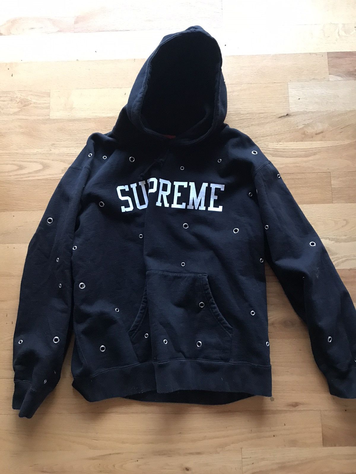 Supreme Supreme Eyelet Hoodie | Grailed