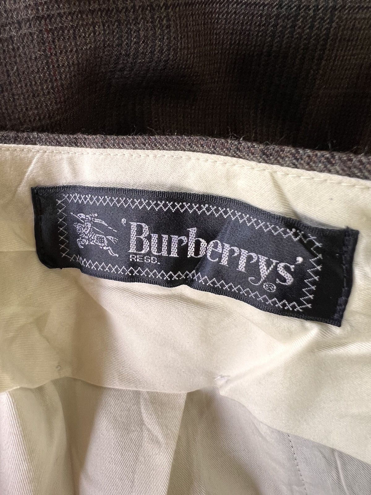 Burberry Vintage Burberrys Plaid Tartan Wool Pant Size US 30 / EU 46 - 8 Thumbnail