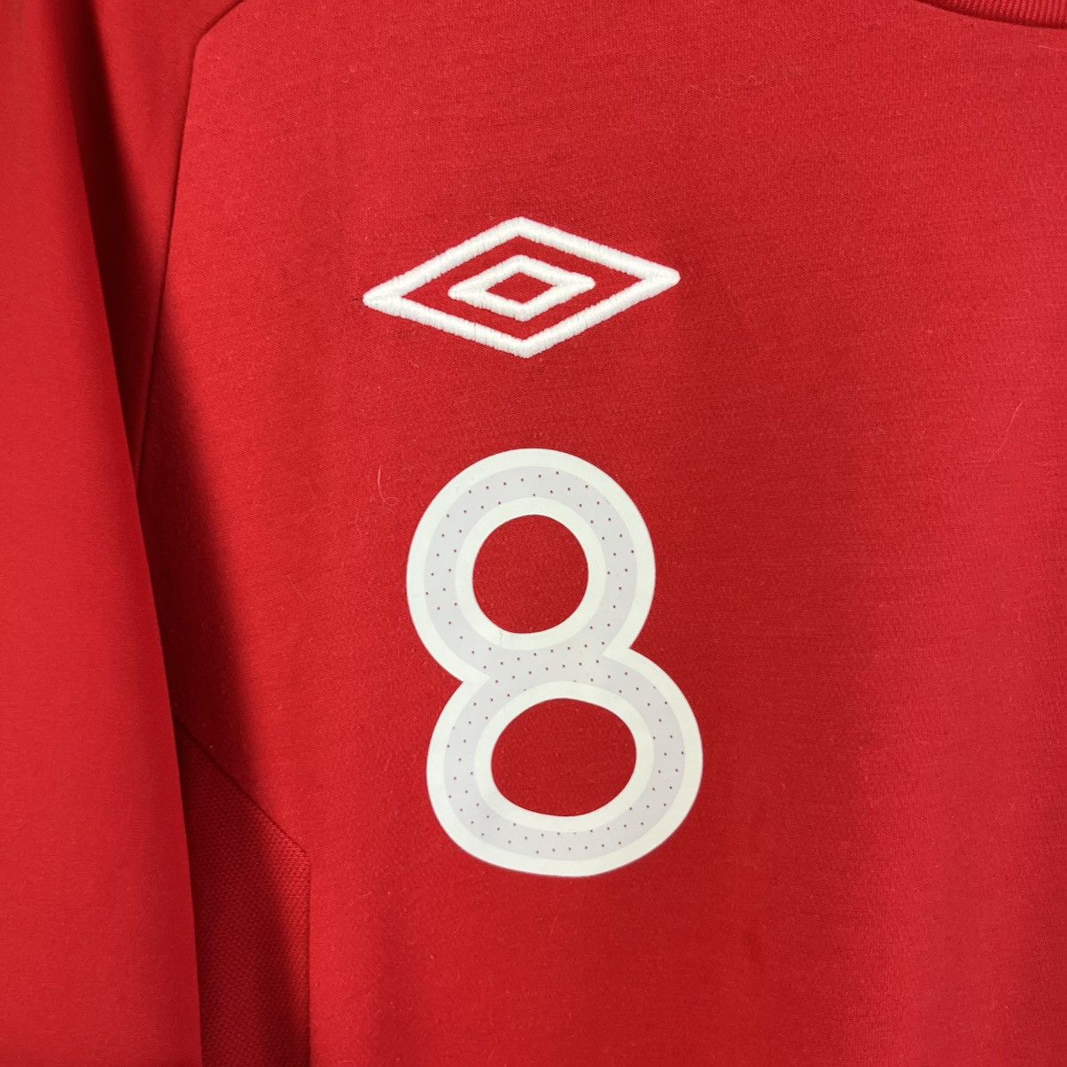 Umbro 2010 UMBRO ENGLAND AWAY WORLD CUP #8 LAMPARD SOCCER JERSEY Size US L / EU 52-54 / 3 - 3 Thumbnail
