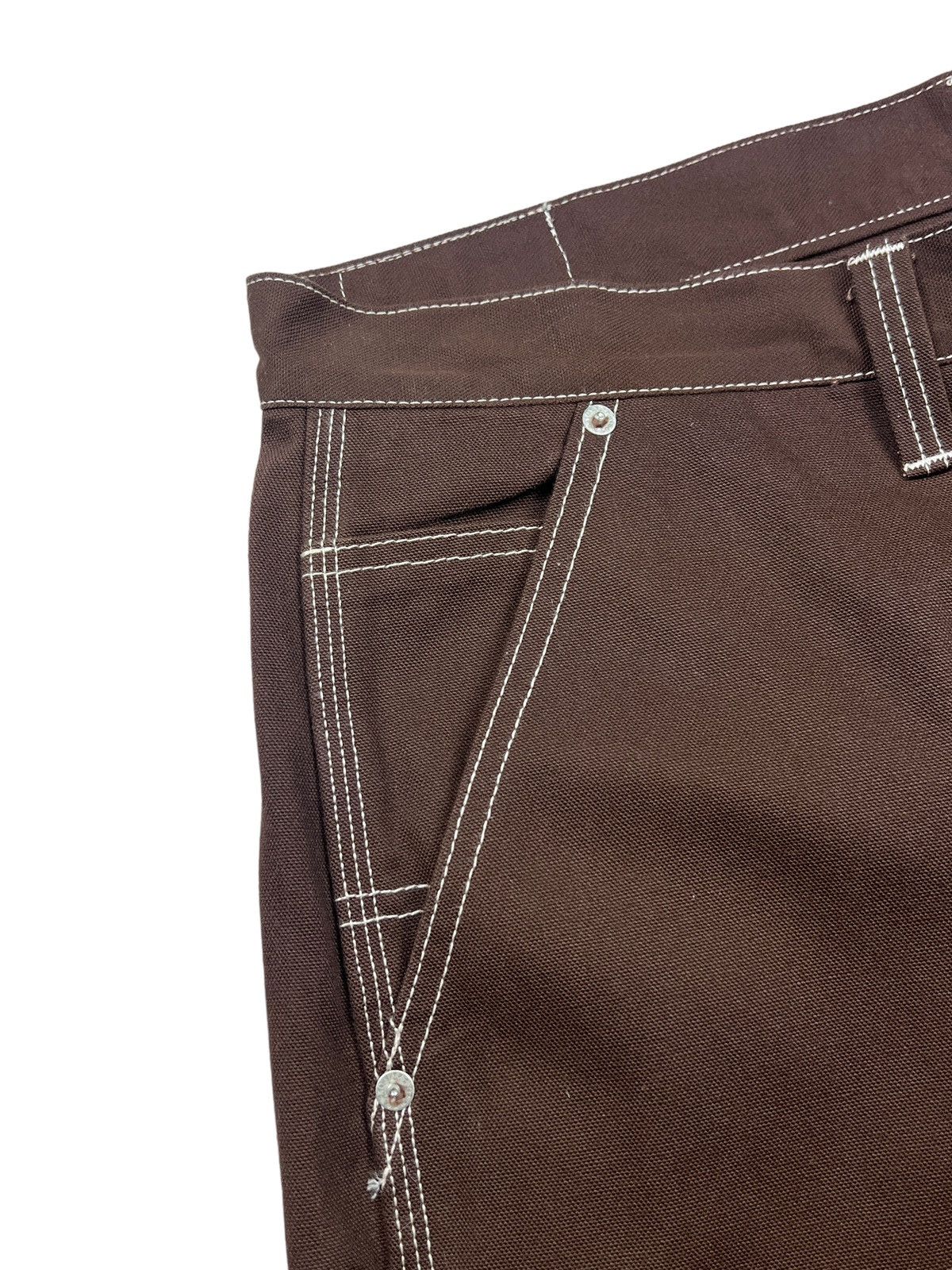 KOJIMA GENES Kojima Genes Two Tone Duck Canvas Carpenter Pants Size US 37 - 13 Thumbnail