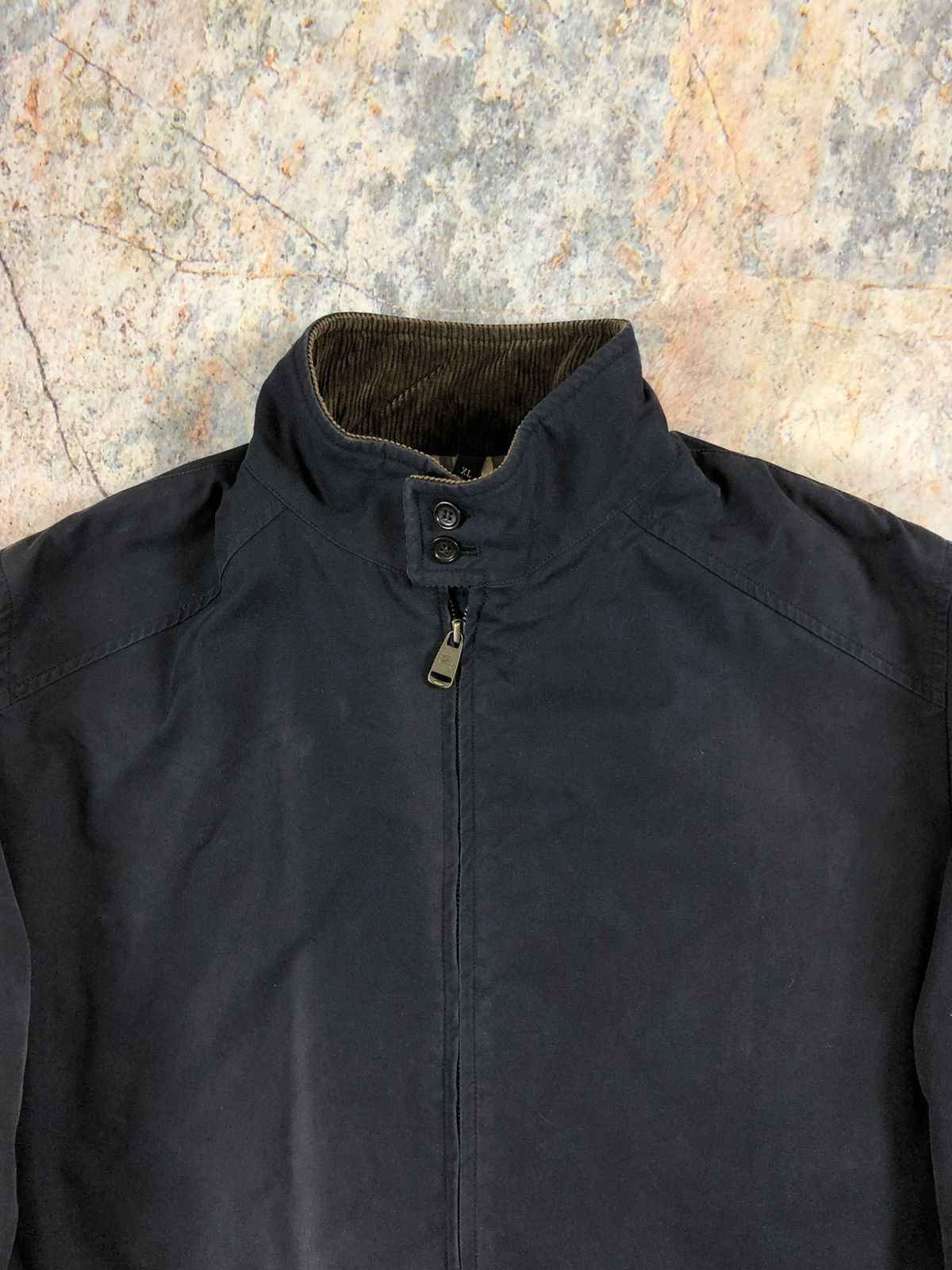 Burberrys vintage navy jacket coat