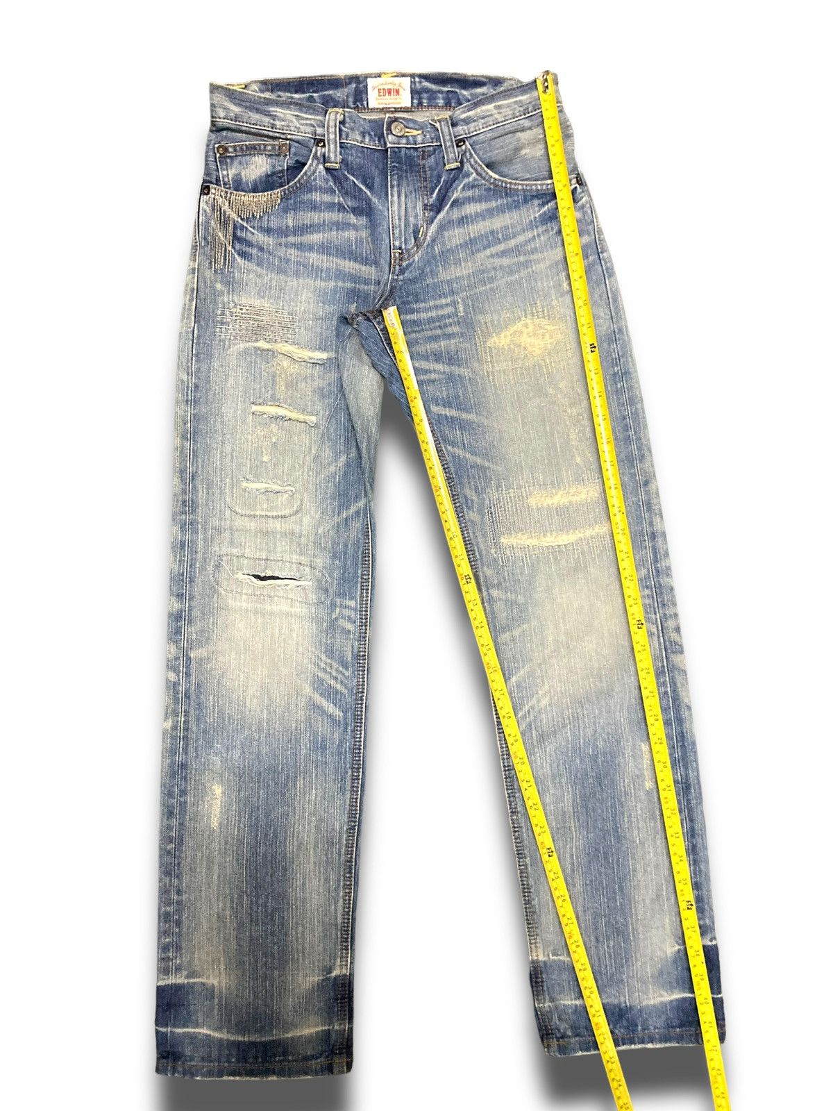 Edwin Vintage Y2K Edwin Straight Kaihara Jeans Size US 30 / EU 46 - 21 Thumbnail