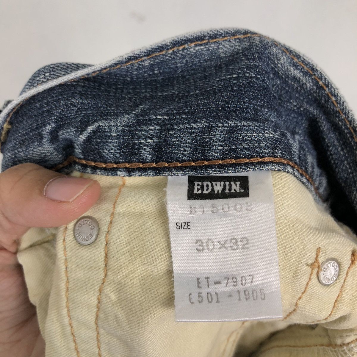Edwin VINTAGE EDWIN CHORE DENIM SELVEDGES HYSTERIC GLAMOUR Size US 32 / EU 48 - 10 Thumbnail