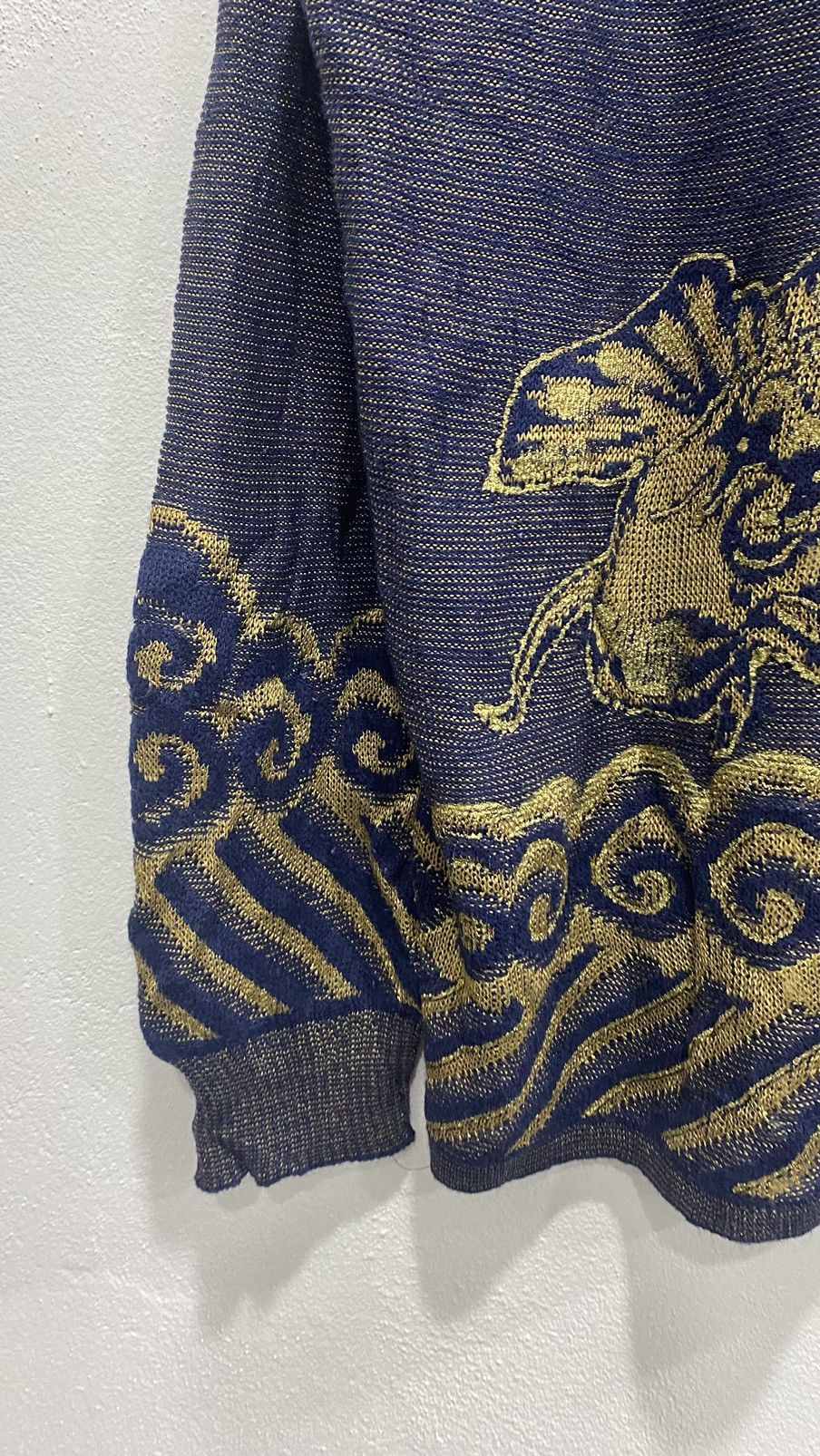 Other Sick☠️ VINTAGE SUKAJAN KOI FISH KNITTED 90s Size US L / EU 52-54 / 3 - 3 Thumbnail