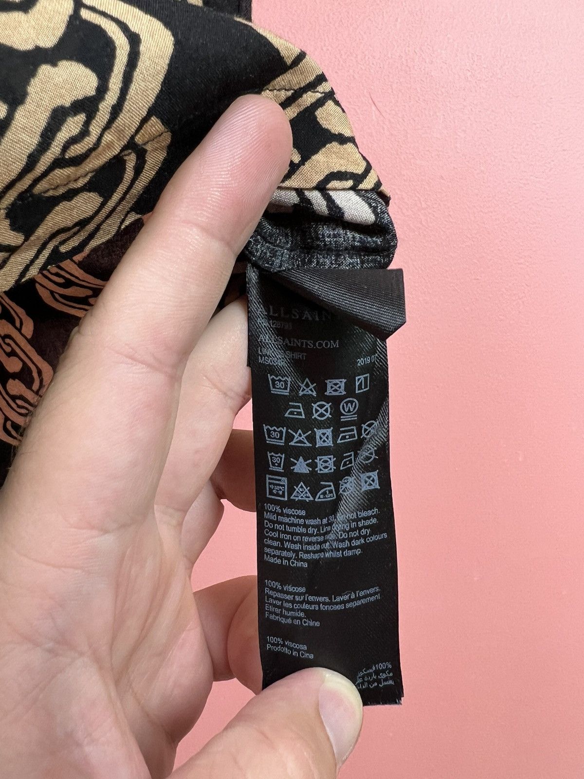 Allsaints Allsaints Hawaiian shirt button ups streetwear hype y2k Size US S / EU 44-46 / 1 - 7 Thumbnail