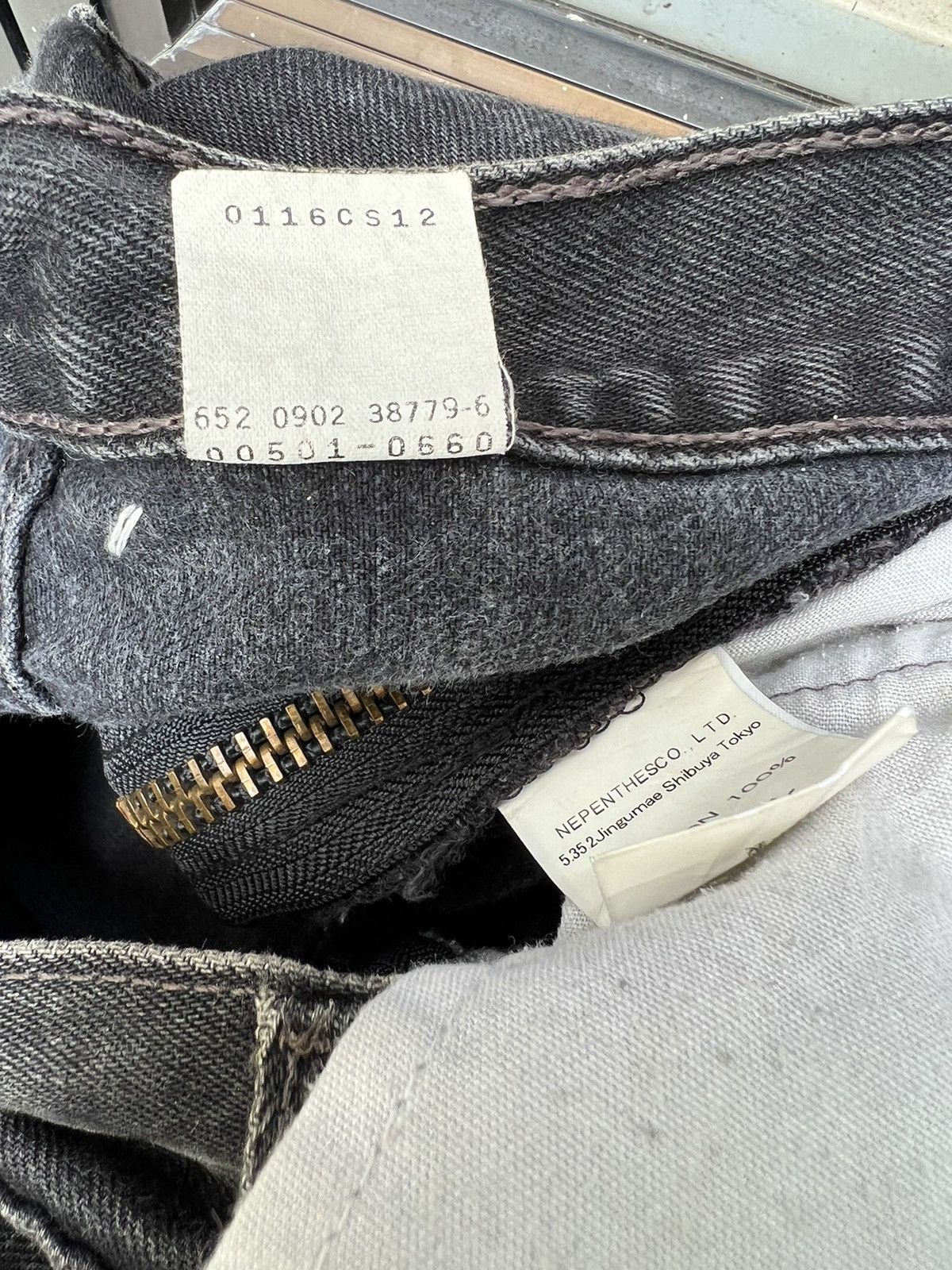 Needles Vintage Levi’s 501 REBIULD by Sonic Lab Needles Denim Jeans Size US 32 / EU 48 - 25 Thumbnail