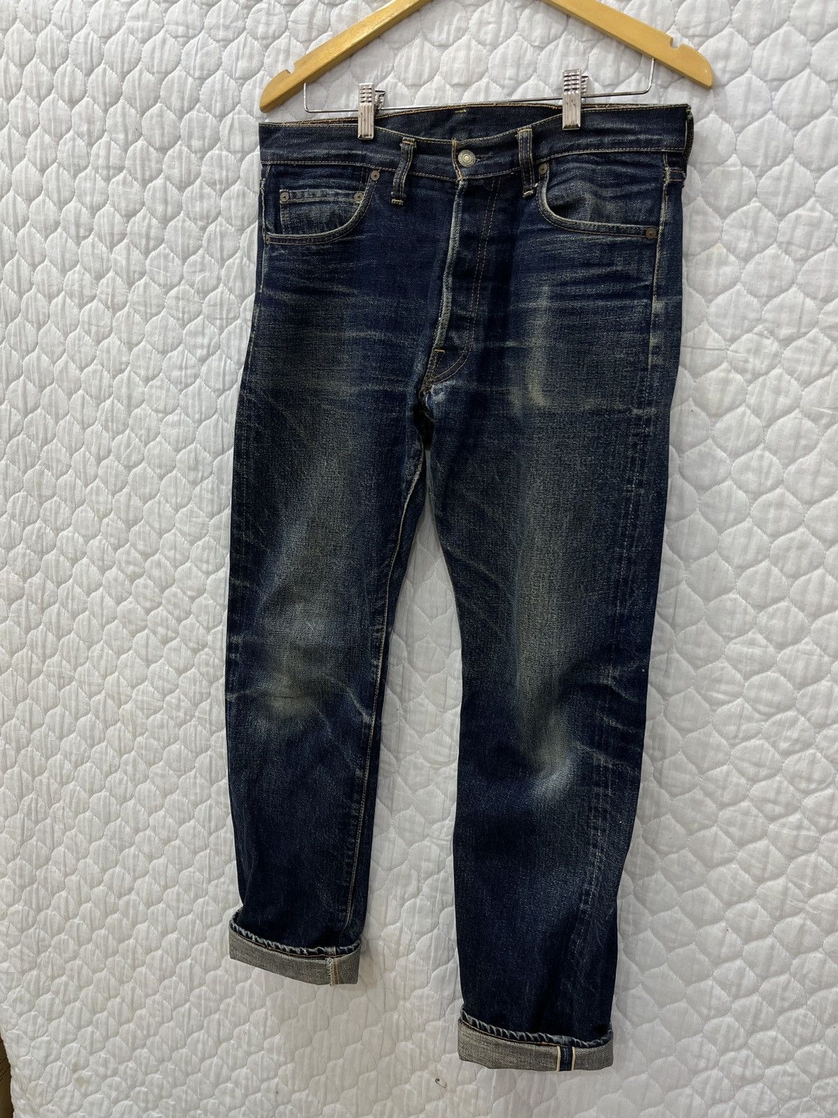 Denime (Qqqq). 🔥🔥🔥ARCHIVE RARE DENIME JAPAN FADED JEANS Size US 33 - 3 Thumbnail