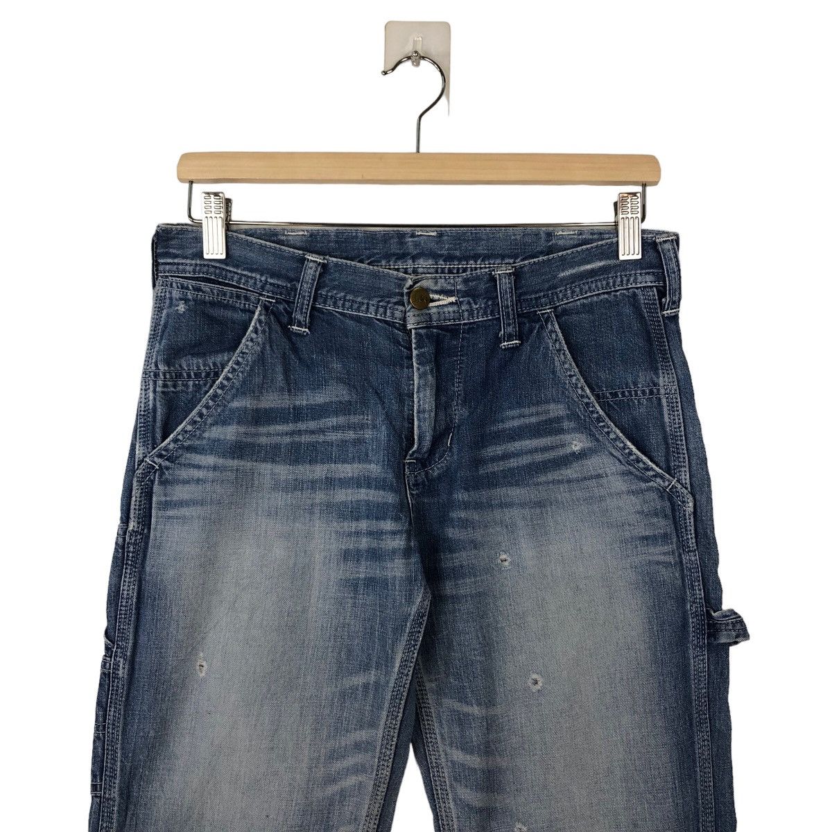 Japanese Brand VINTAGE UNION MADE LEE SANFORIZED DENIM PANTS USA Size US 30 / EU 46 - 2 Thumbnail