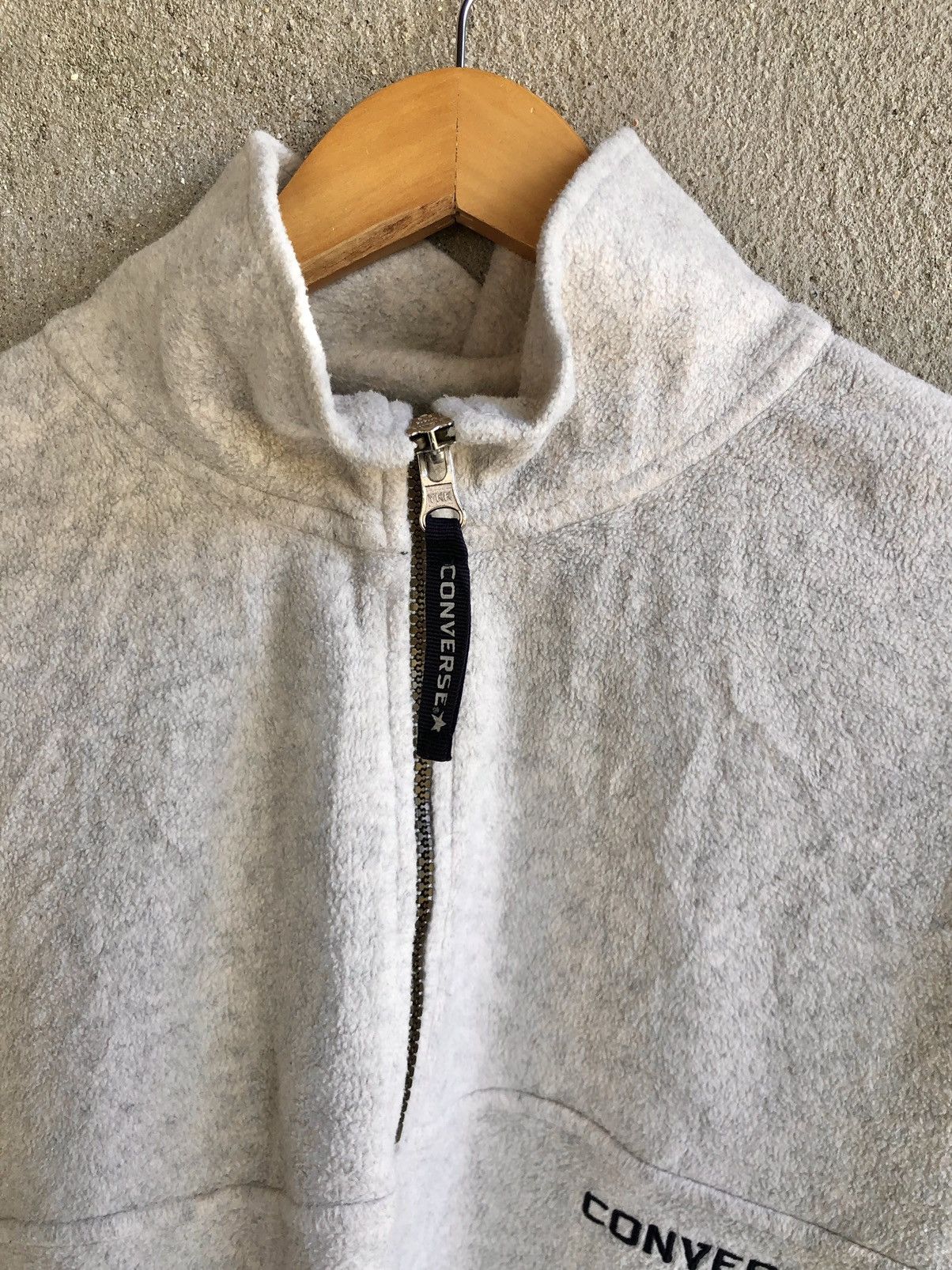 Converse × Vintage Vintage Converse fleece half zipper pullover Size US XL / EU 56 / 4 - 4 Thumbnail