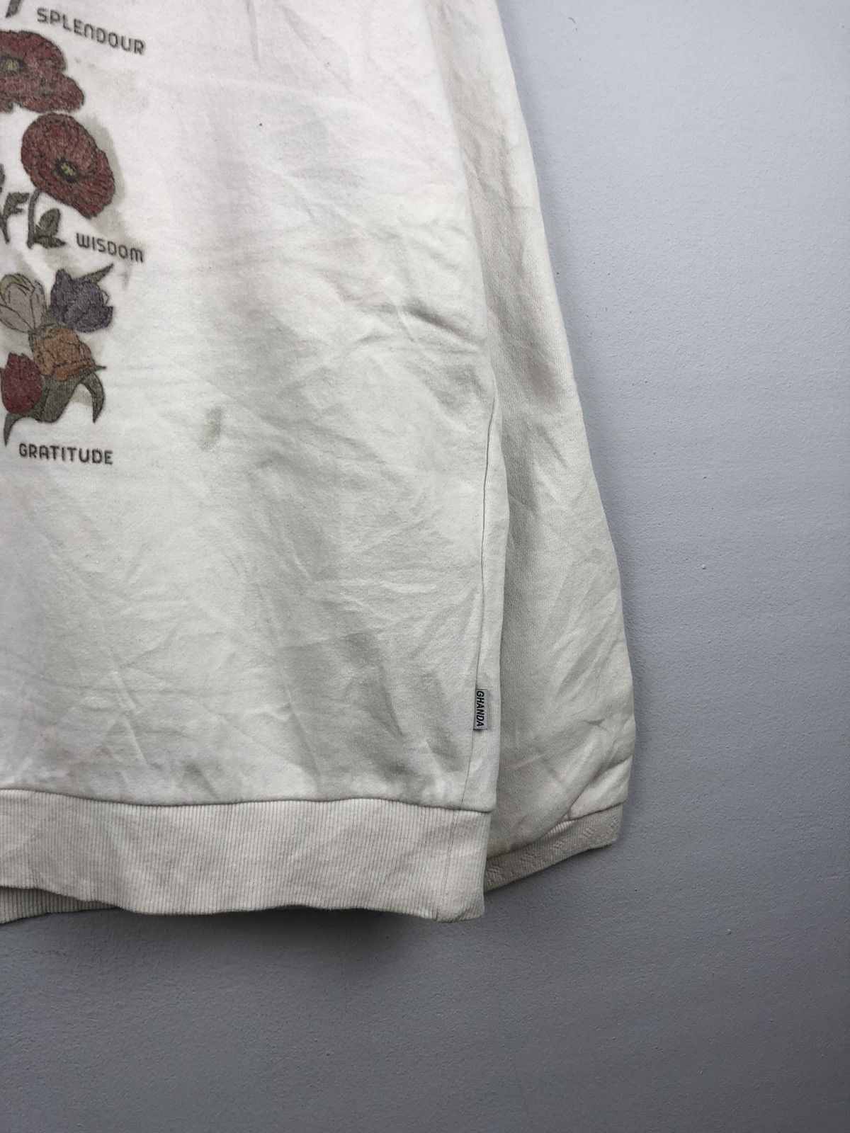 Other × Vintage Vintage Language Of Flowers Pull Over Sweatshirt Size L / US 10 / IT 46 - 5 Thumbnail