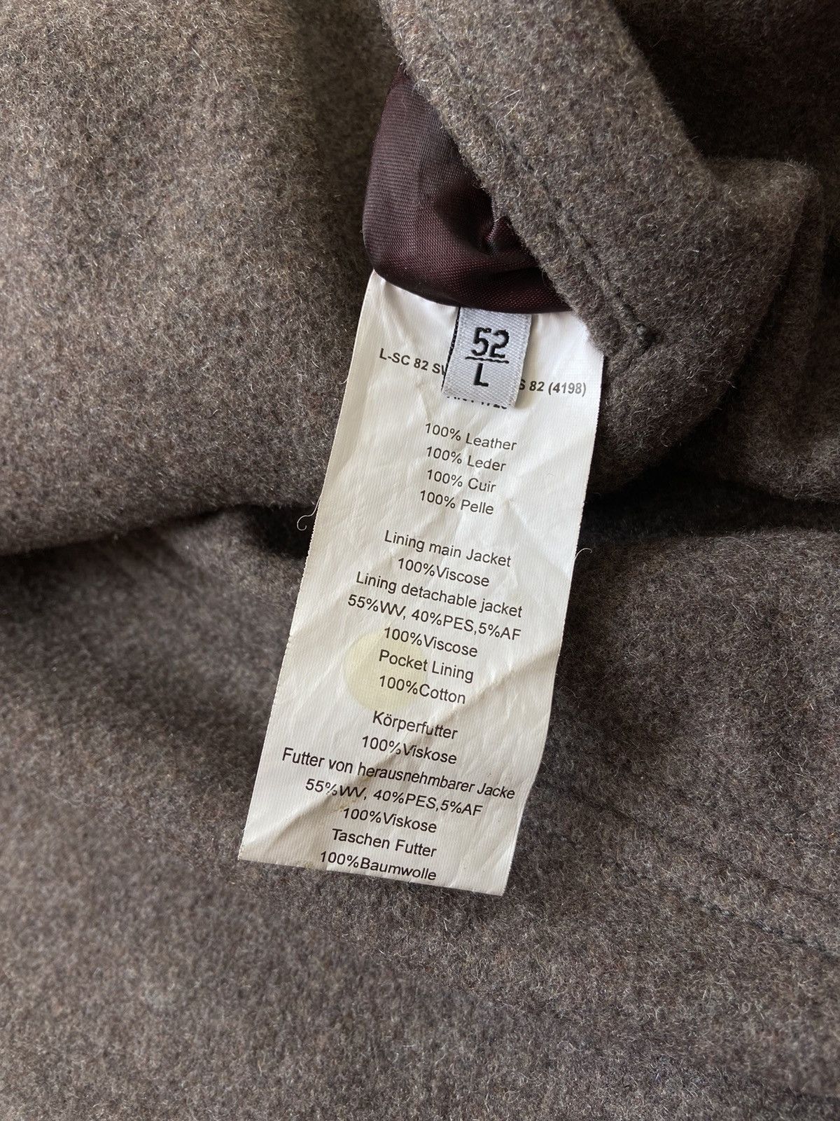 Strellson Strellson Swiss Cross Edition Leather Jacket Casual Parka Size US L / EU 52-54 / 3 - 13 Thumbnail