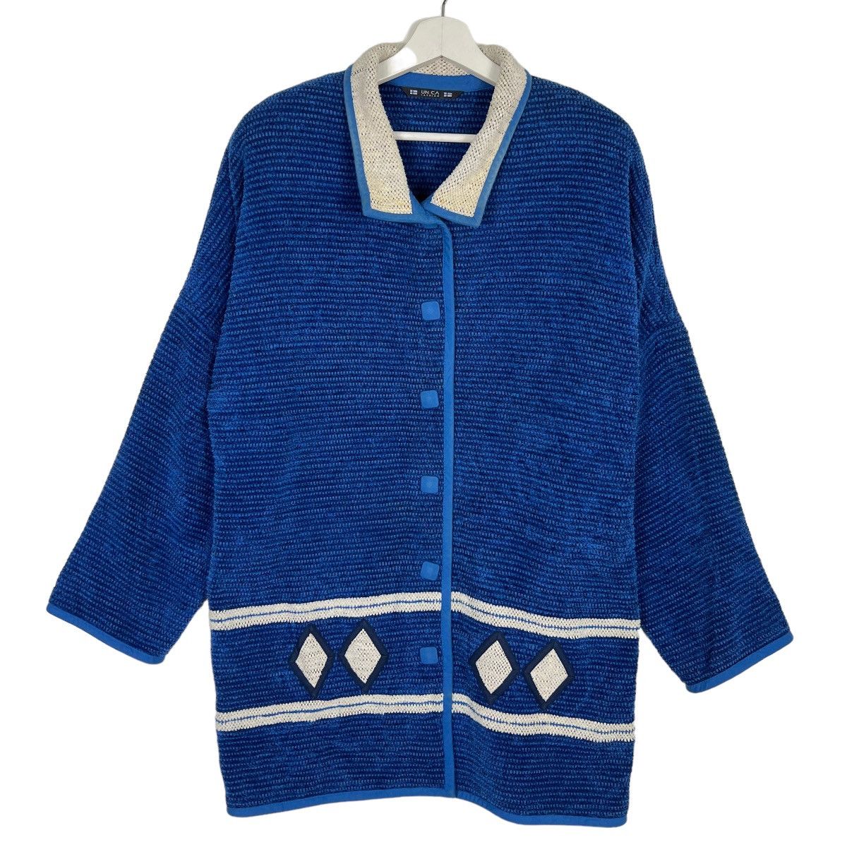 Annikki Karvinen 🔥 VINTAGE UNICA COTTON FINLAND JACKET MADE IN FINLAND Size US L / EU 52-54 / 3 - 1 Thumbnail