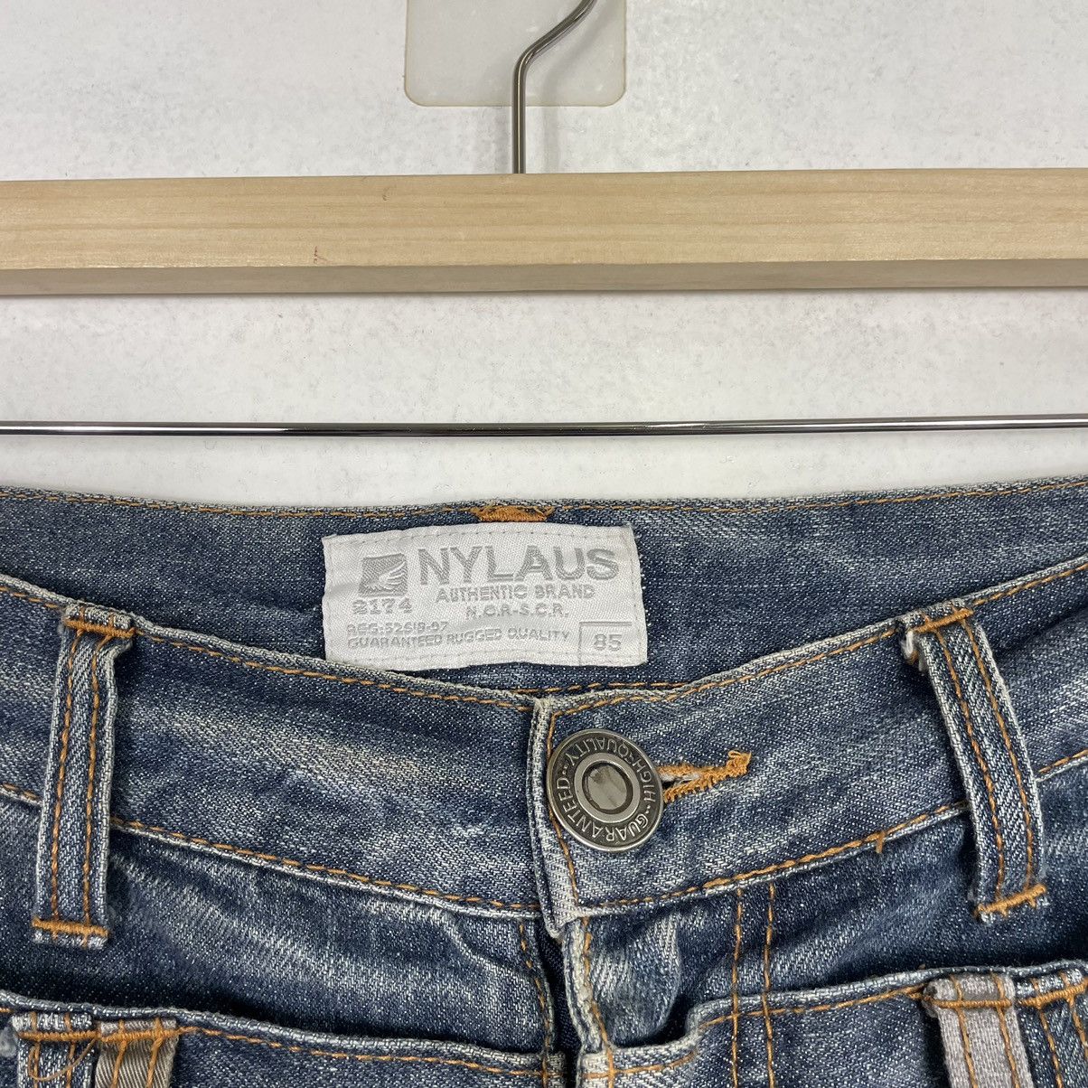 Hysteric Glamour × Japanese Brand 💥FLARE NYLAUS JAPAN DOUBLE WAIST QUATER JEAN Size US 32 / EU 48 - 11 Thumbnail