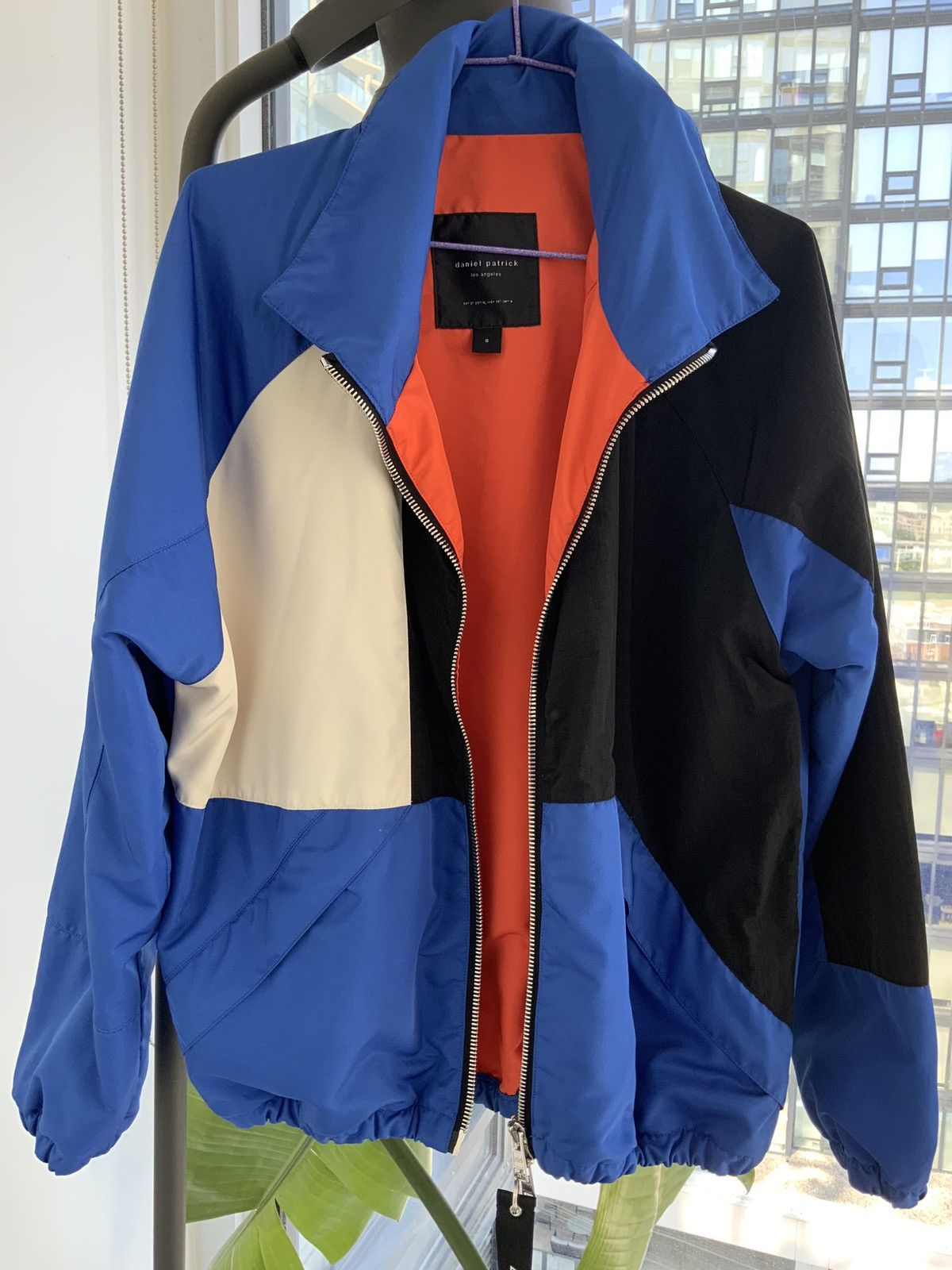 Daniel Patrick Colorblock Track Jacket Cobalt Black Ivory Size US S / EU 44-46 / 1 - 1 Thumbnail