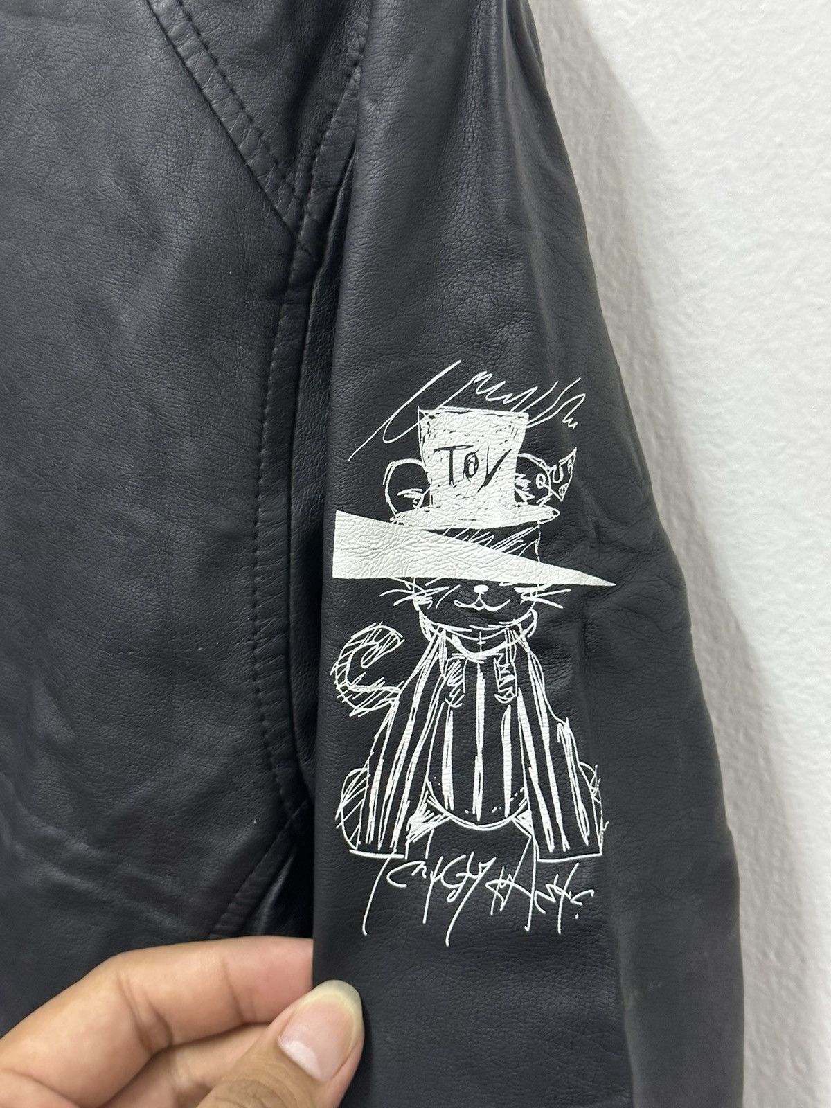 Japanese Brand × Vintage Vintage KMK Japan Brand Pu Leather Racing Jacket Size US S / EU 44-46 / 1 - 7 Thumbnail