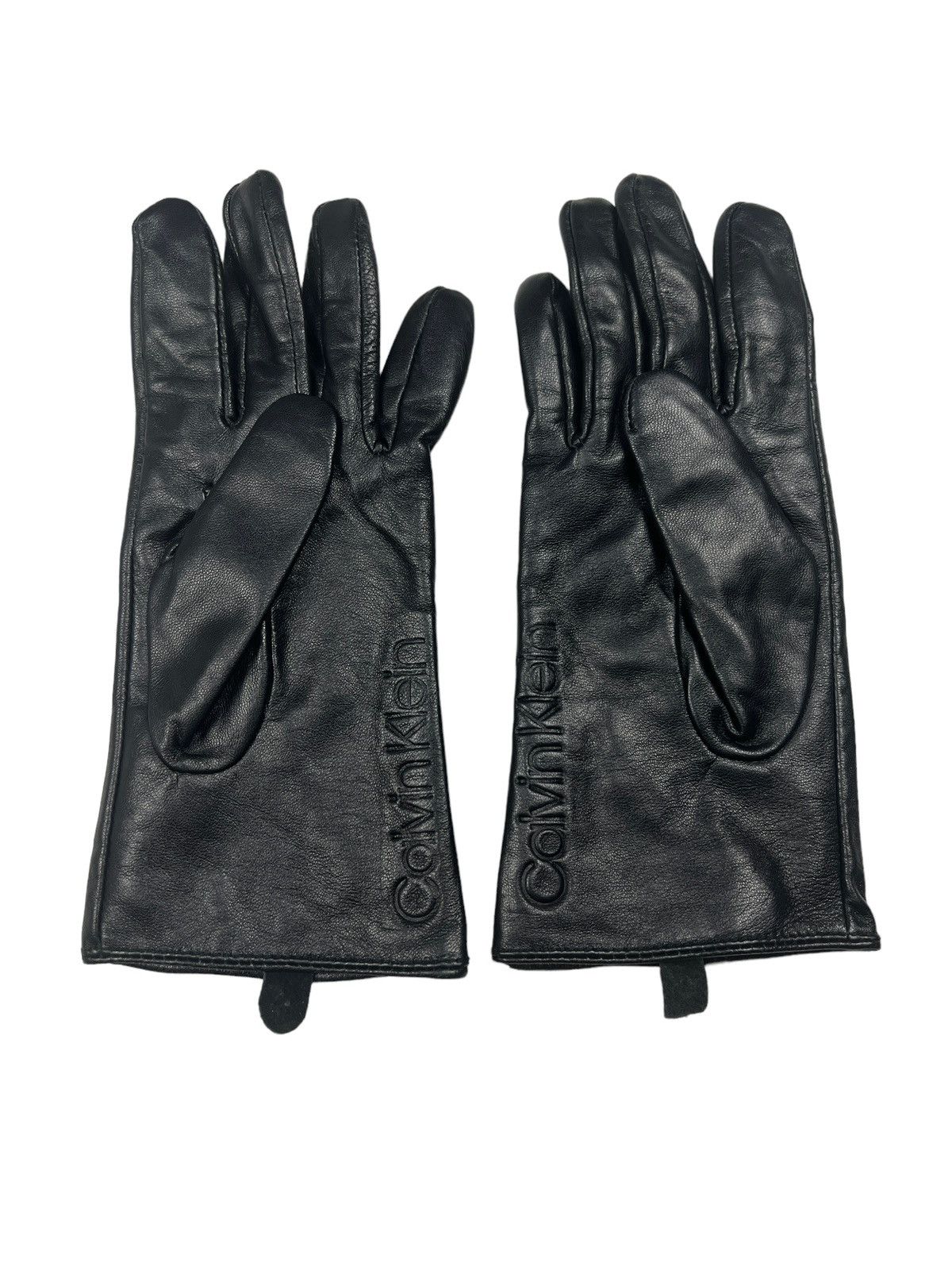Calvin Klein Calvin Klein Leather Gloves Size ONE SIZE - 4 Thumbnail
