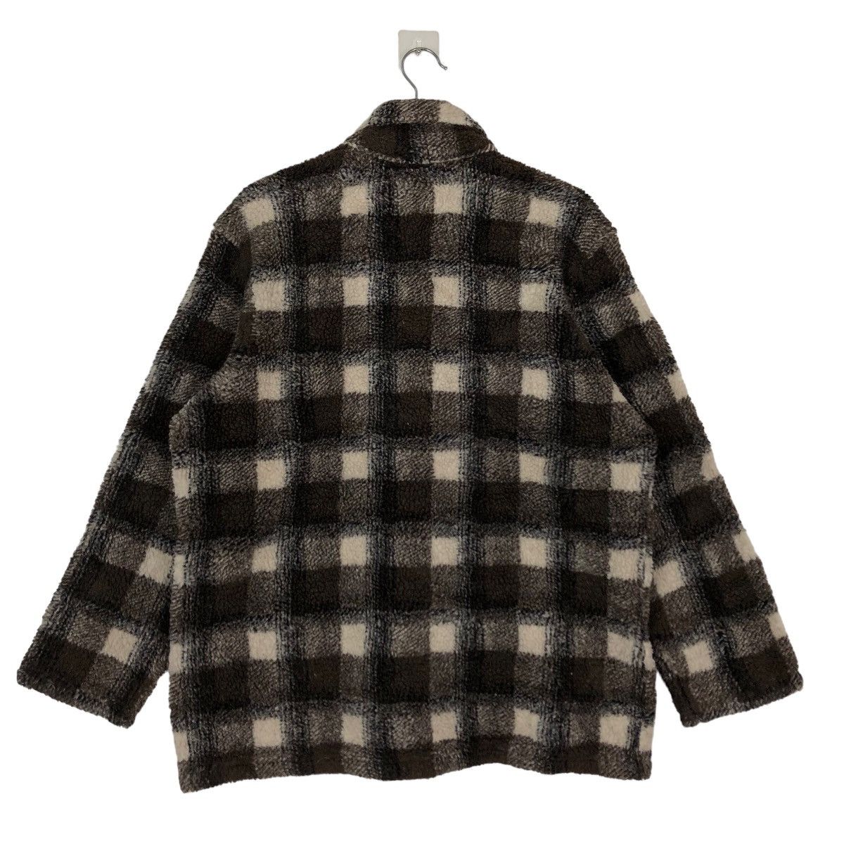 Japanese Brand VINTAGE FLANEL WOOL JACKET NARCISSUS ISSEY MIYAKE JAPAN Size US L / EU 52-54 / 3 - 7 Thumbnail
