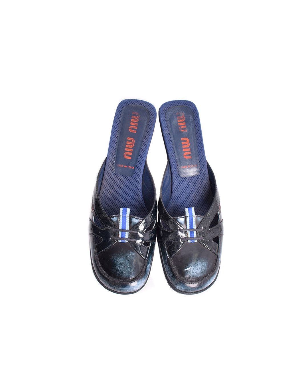 Miu Miu Miu Miu S/S2000 Mules "Worn Out Leather" Effect Size US 9 / IT 39 - 10 Thumbnail