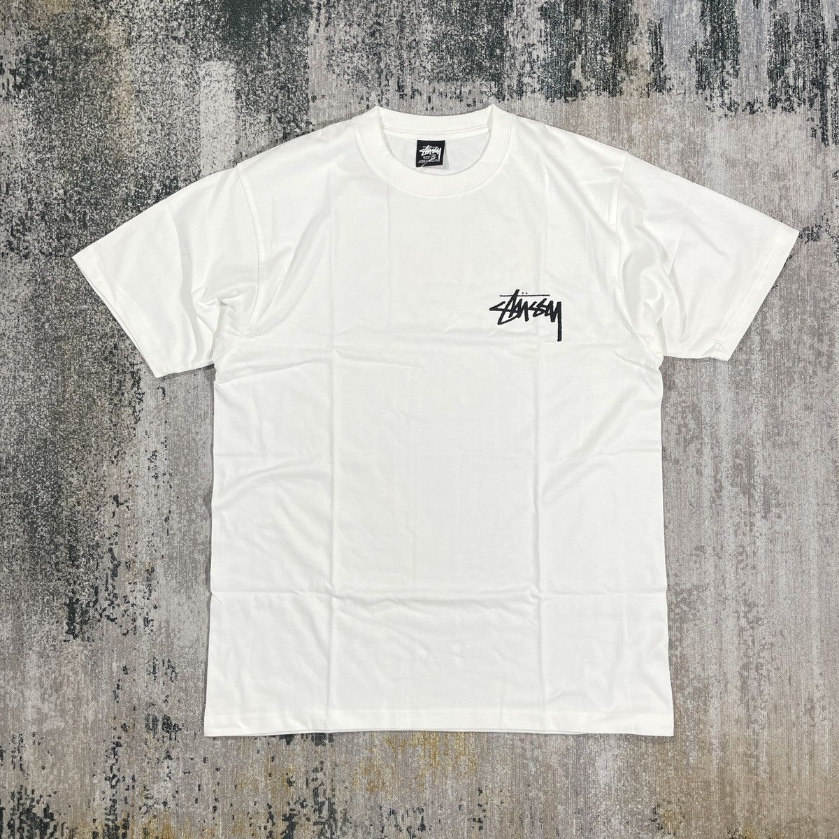 Stussy STUSSY " BURNING STOCK " TEE WHITE MEDIUM Size US M / EU 48-50 / 2 - 2 Thumbnail