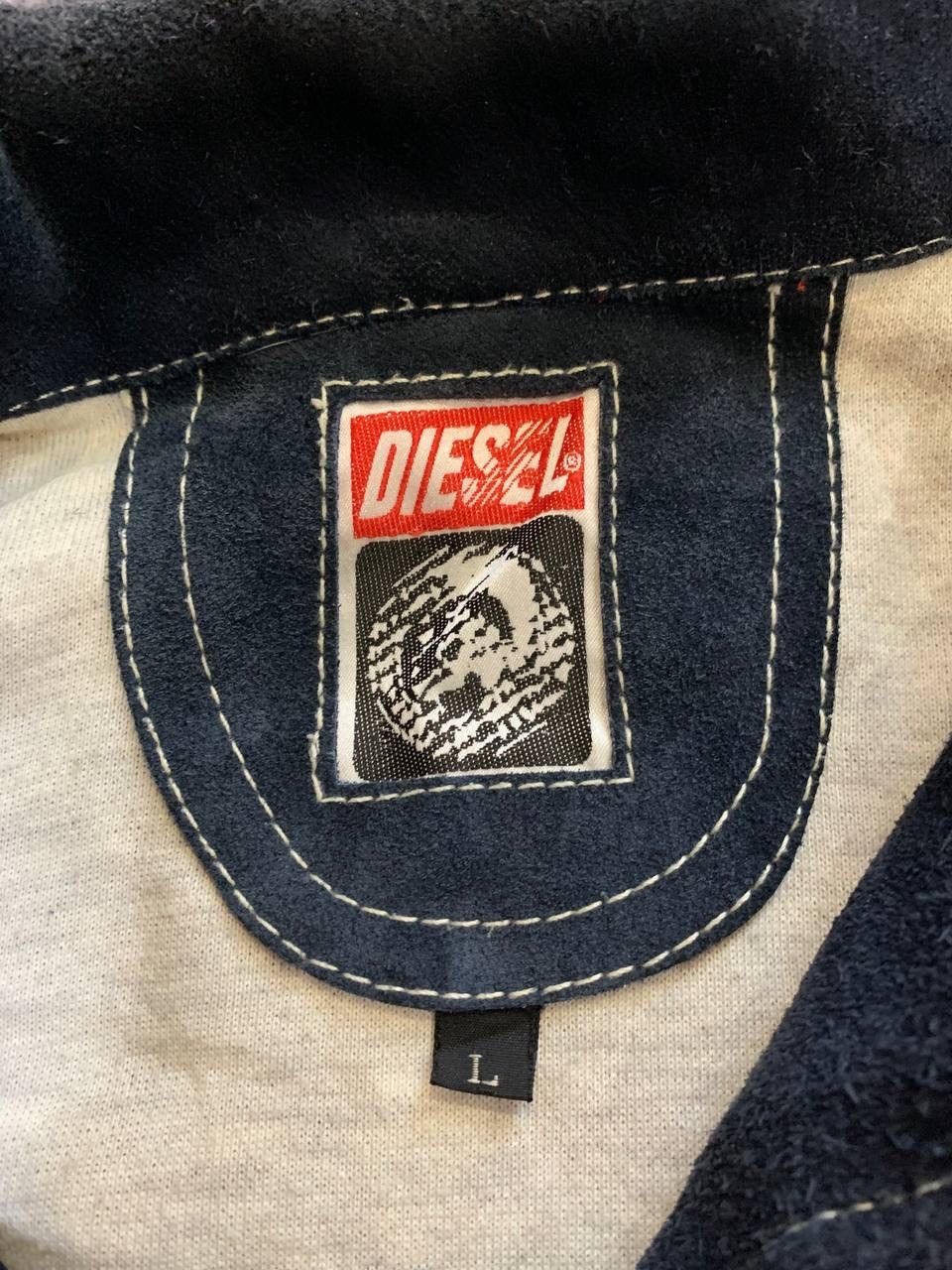 Diesel × Japanese Brand × Vintage 90's Diesel Vintage Racing Y2k Jacket Size US L / EU 52-54 / 3 - 8 Thumbnail
