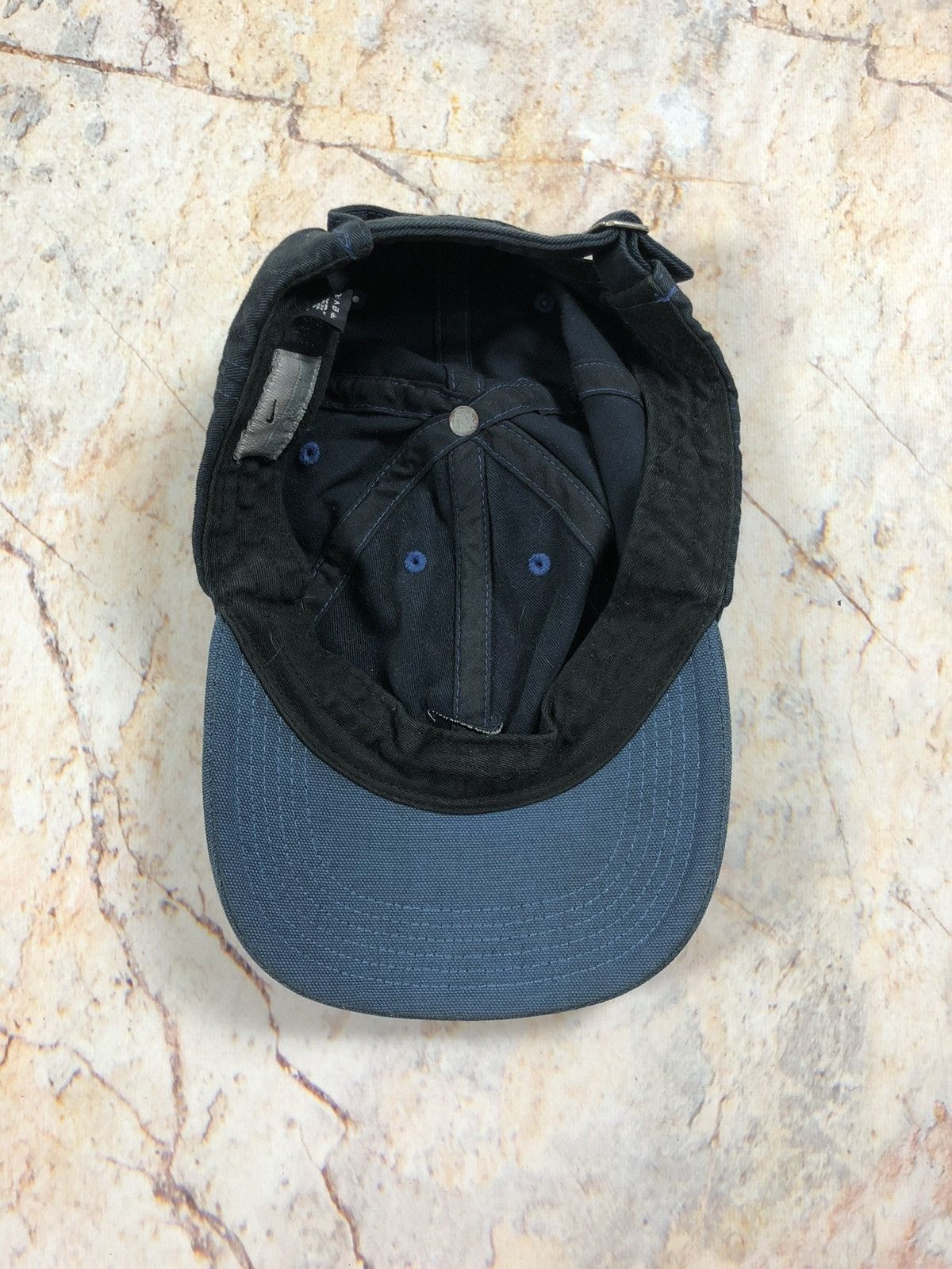 Nike × Vintage Nike vintage hat cap black big logo Size ONE SIZE - 4 Thumbnail