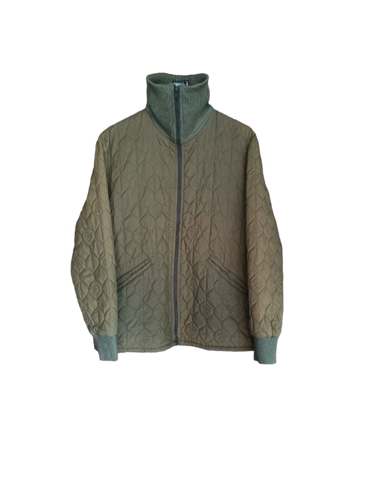Bape 1990s Bathing Ape General Quilted Turtleneck Bomber Jacket Size US M / EU 48-50 / 2 - 2 Thumbnail