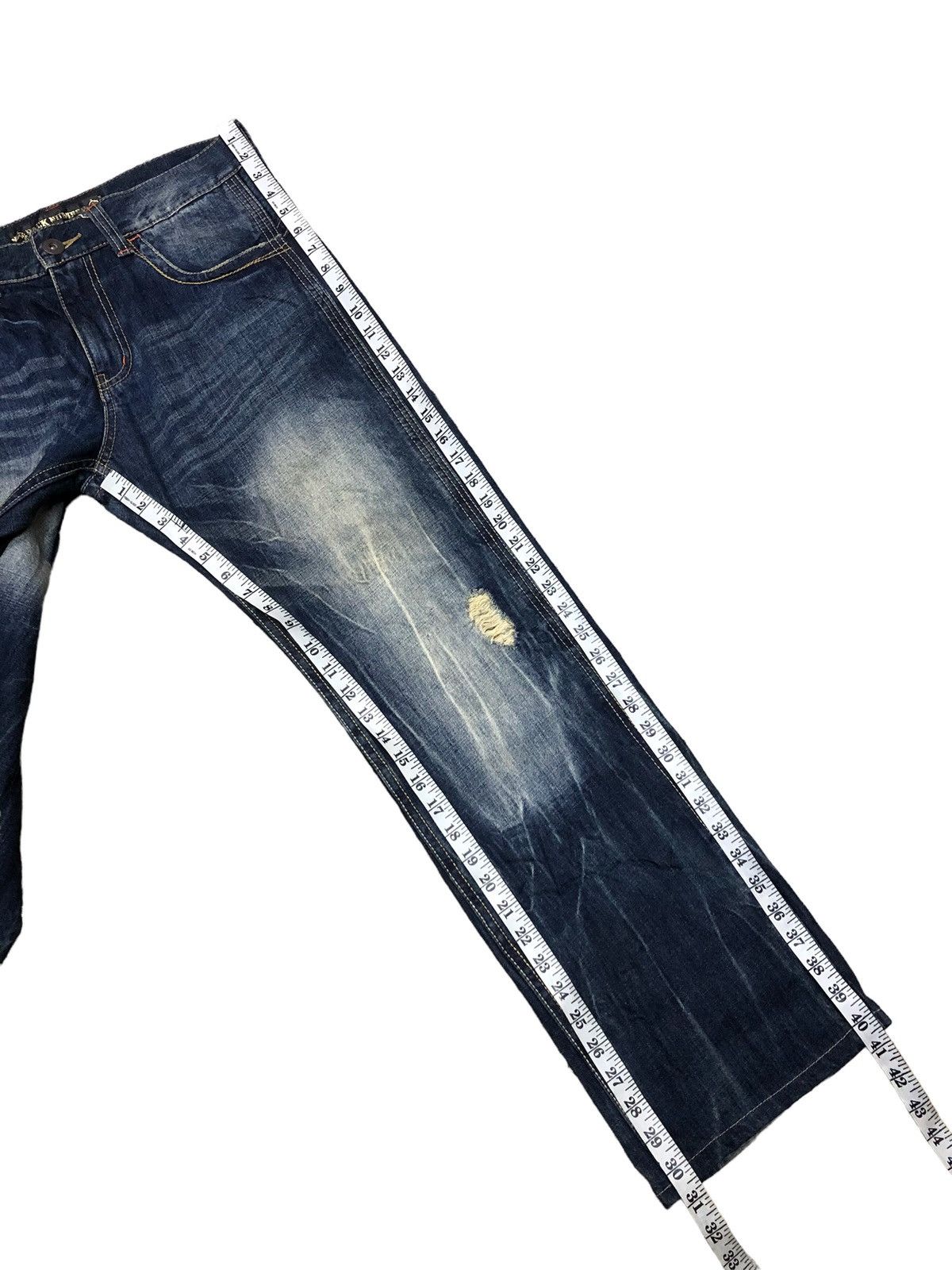 Other BUCKLE BACK WASHED BLUE DENIM BY BACK NUMBER Size US 34 / EU 50 - 10 Thumbnail