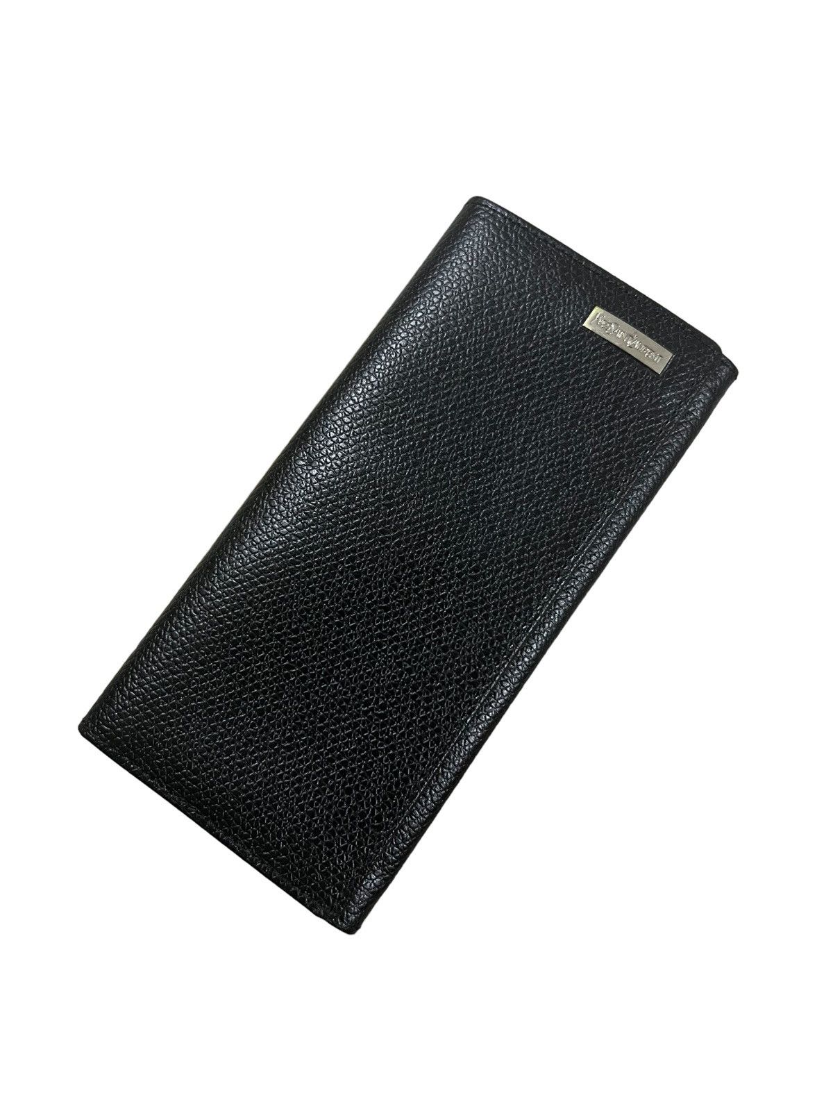 Yves Saint Laurent Yves Saint Lauren Paris Bifold Minimal Leather Long Wallets Size ONE SIZE - 3 Thumbnail