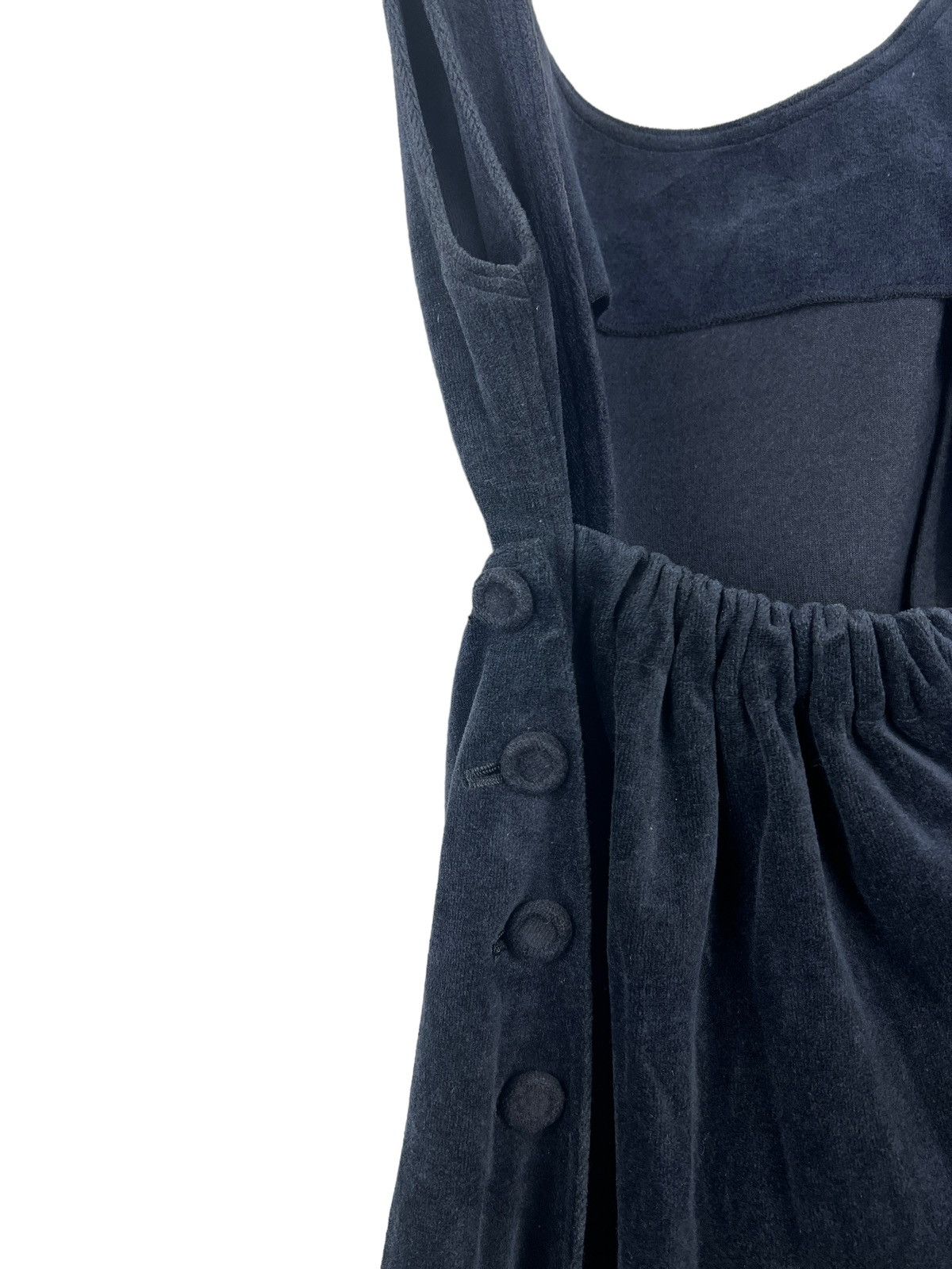 Yohji Yamamoto Vintage Y’s Bis Yohji Yamamoto Velvet Maxi Dress Size S / US 4 / IT 40 - 9 Thumbnail
