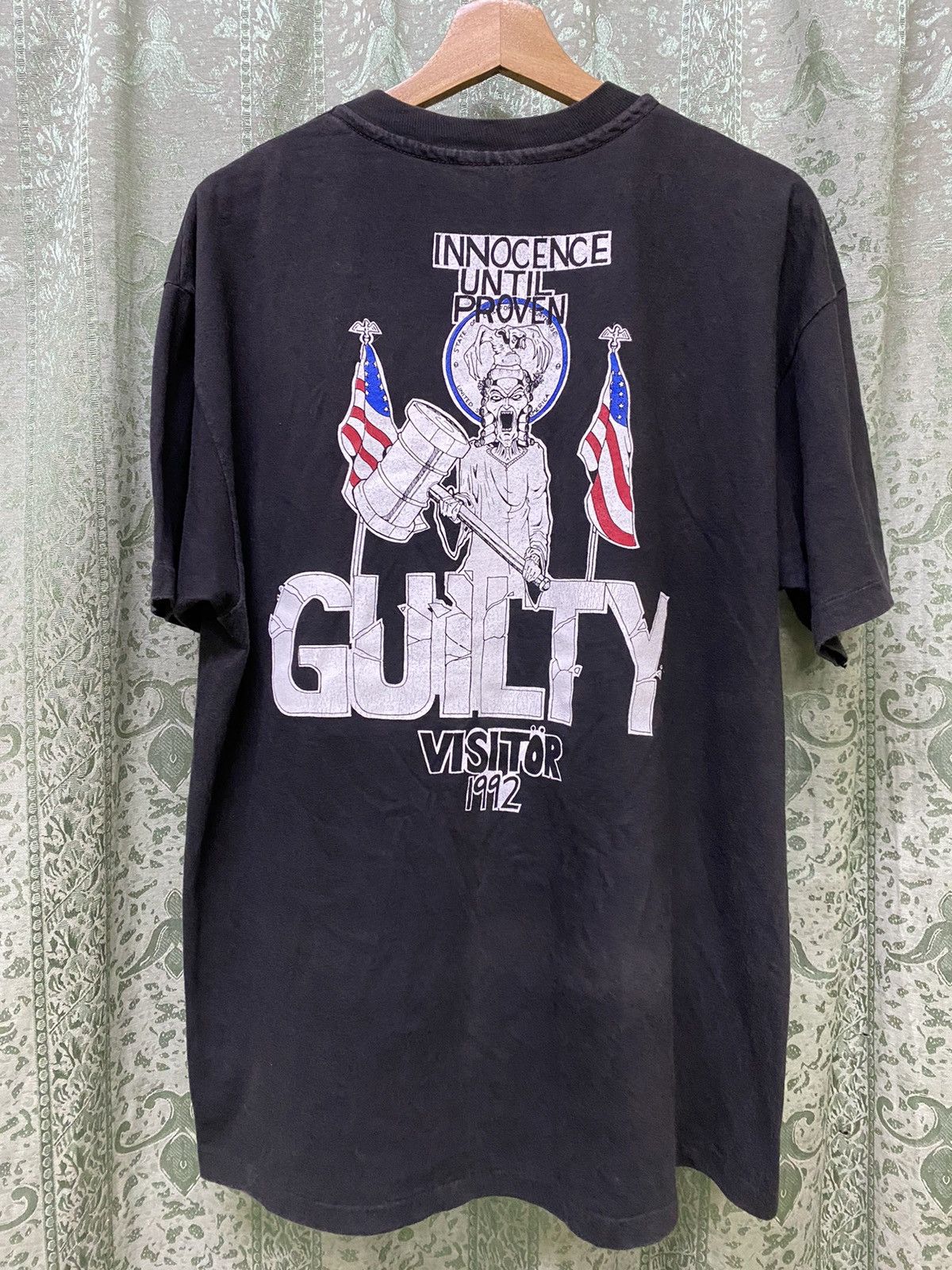 Band Tees × Vintage Rare vintage Visitor Trash Metal Band Shirt Size US L / EU 52-54 / 3 - 4 Thumbnail