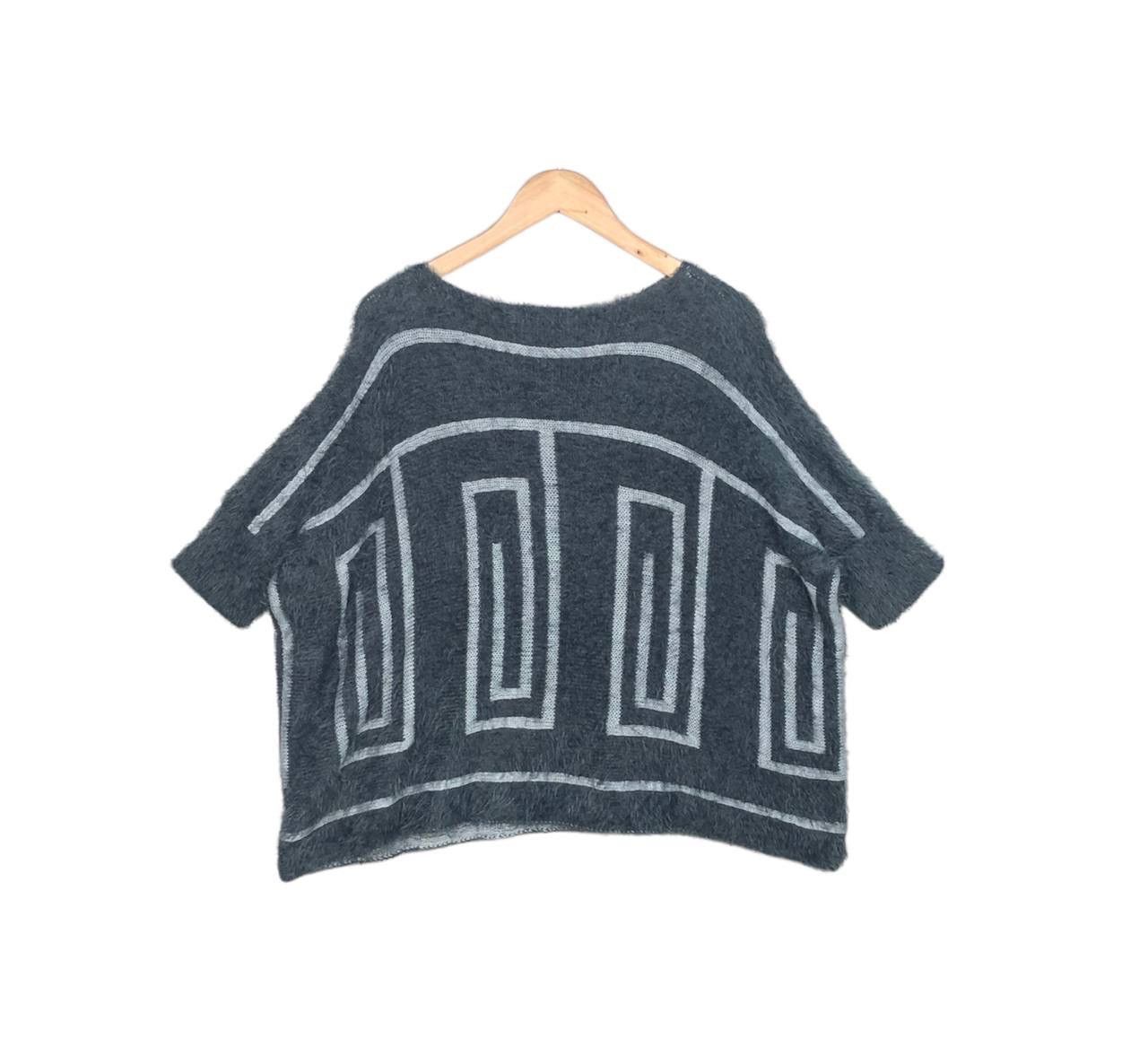 Aran Isles Knitwear × Japanese Brand Avant Garde Walvote Mohair Shearling Knitwear Size US M / EU 48-50 / 2 - 2 Thumbnail