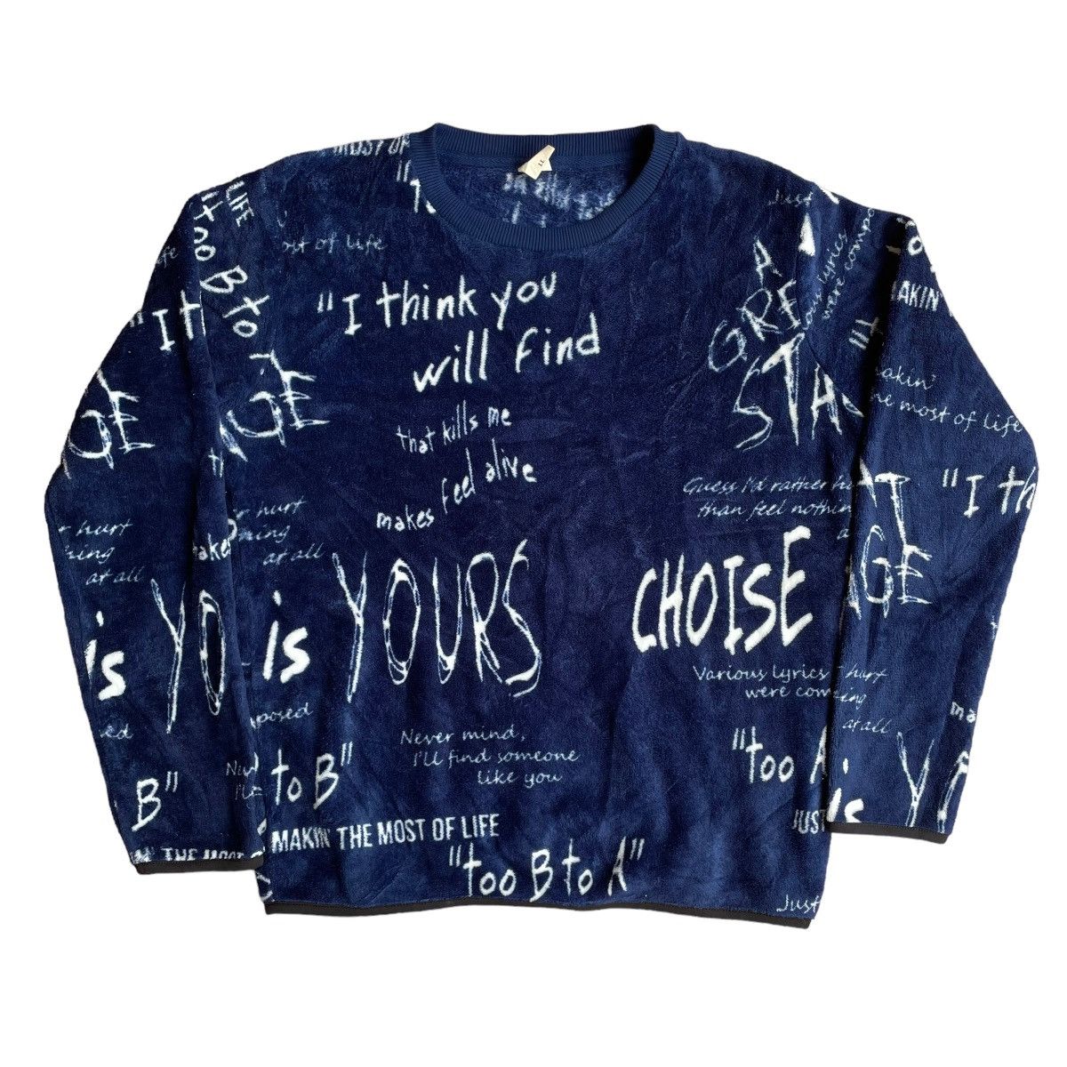 20471120 × Beauty Beast × Japanese Brand 🇯🇵 GENERATE WORDING FULL PRINT FLEECE SWEATSHIRT Size US XL / EU 56 / 4 - 1 Thumbnail