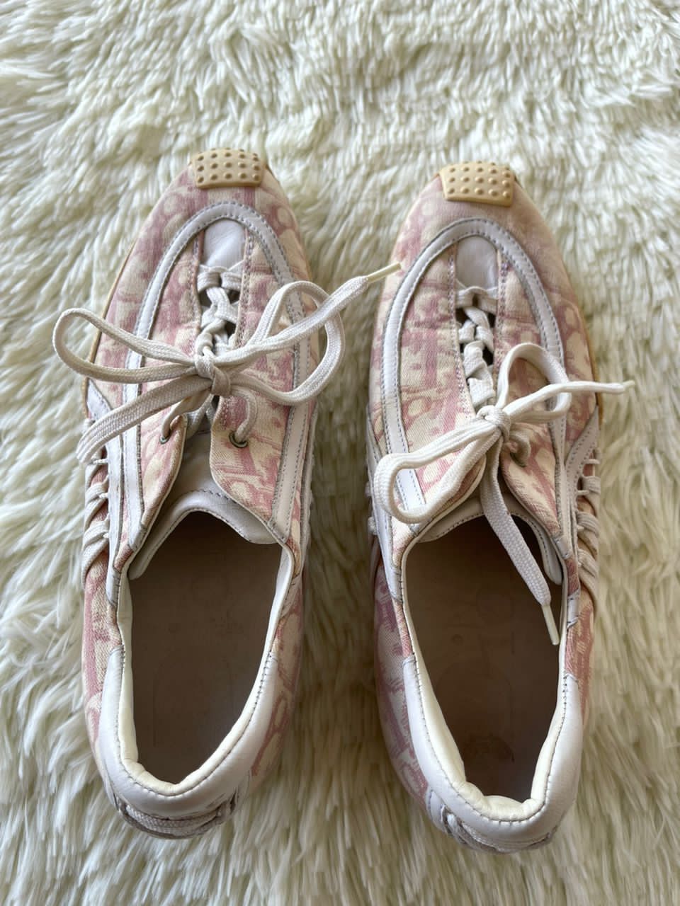Christian Dior Monsieur Christian Dior Pink Monogram Low Top Sneaker Shoes Size US 6.5 / IT 36.5 - 3 Thumbnail