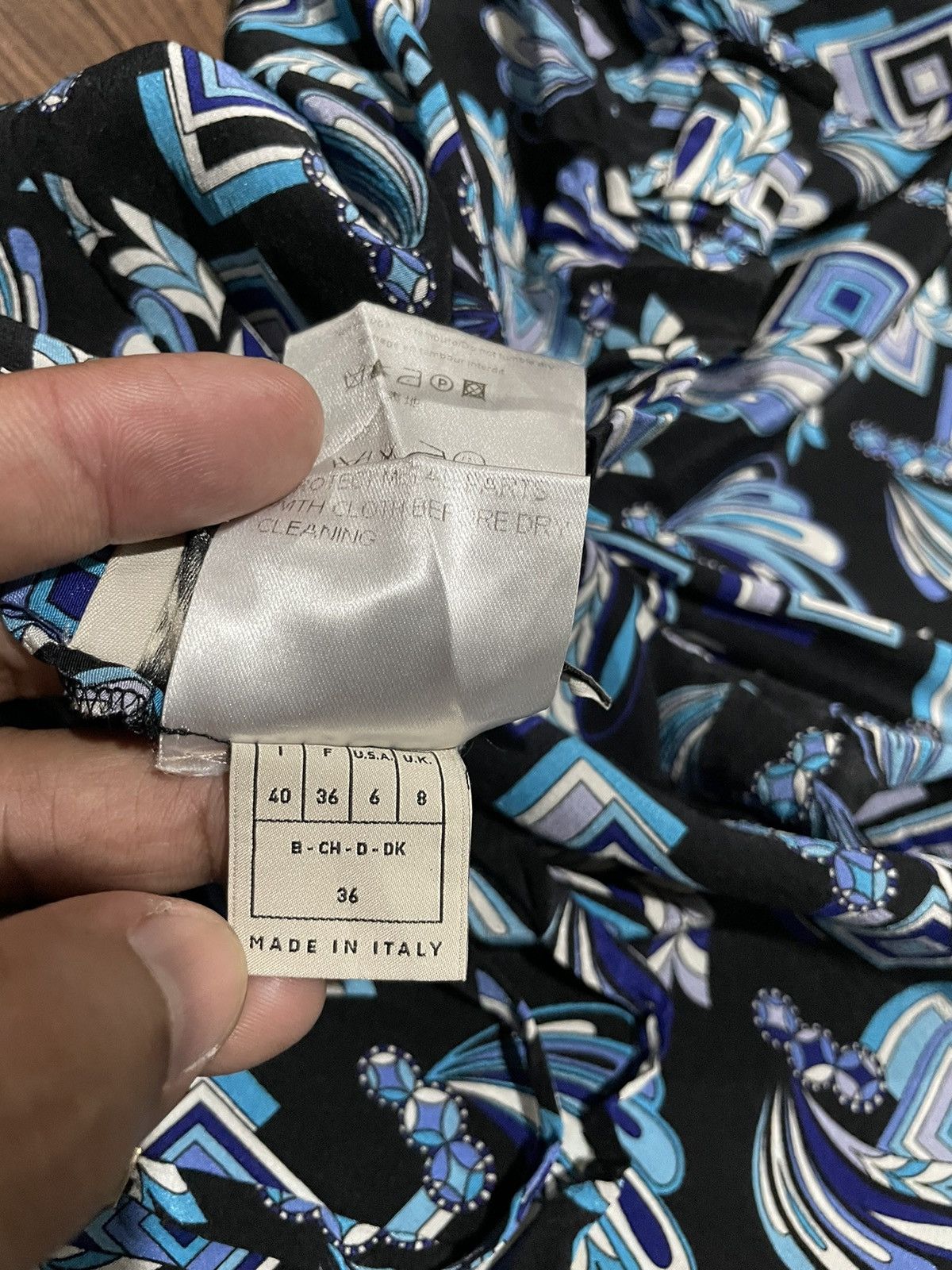 Emilio Pucci Emilio Pucci 💯 Silk Full-print Distressed Drawstring Pants Size 27" / US 4 / IT 40 - 19 Thumbnail