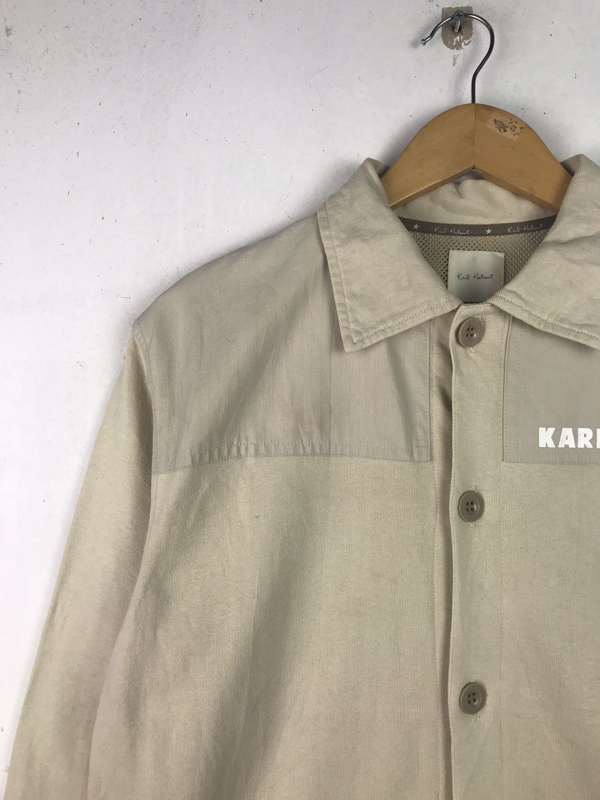 Karl Helmut × Vintage Vintage Karl Helmut Button ups Rare Patch Design Size US M / EU 48-50 / 2 - 6 Thumbnail