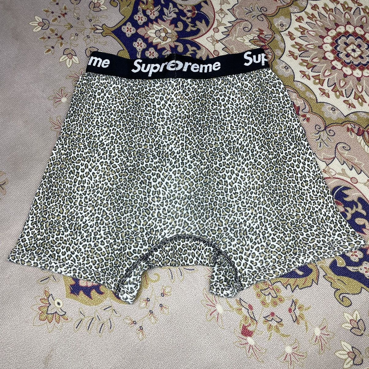 Supreme supreme leopard boxers | Grailed