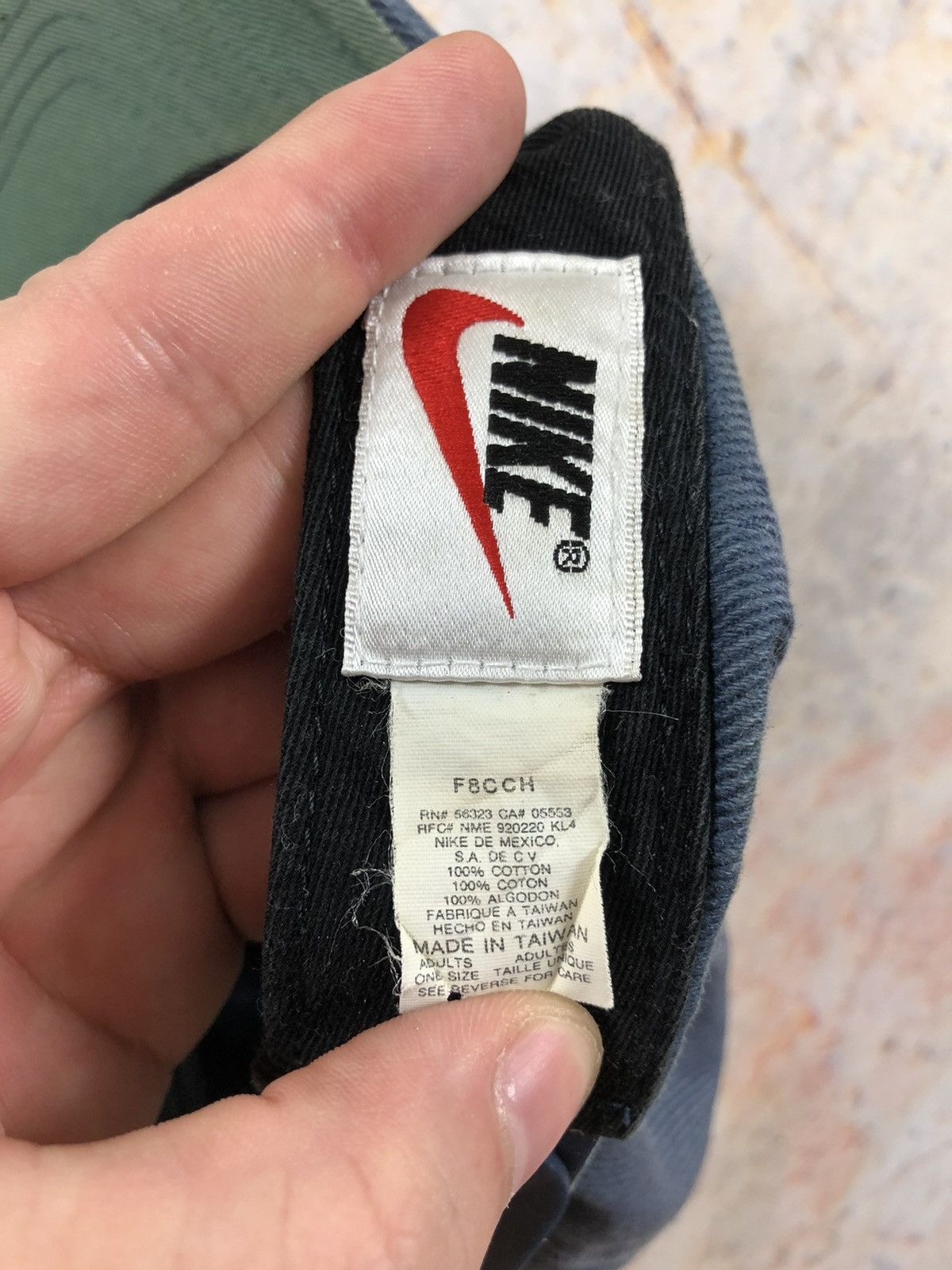 Nike × Vintage Nike vintage blue logo cap Size ONE SIZE - 6 Thumbnail