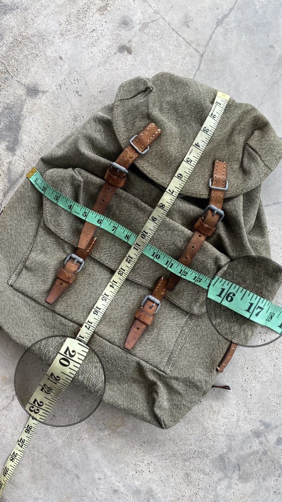 Vintage True Vintage Issue 1957 Rucksack Bag Pack Swiss Army Size ONE SIZE - 13 Thumbnail