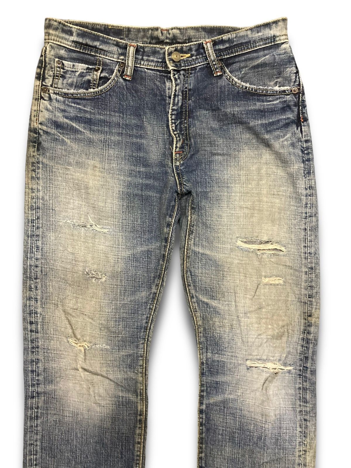 Japanese Brand × Vintage Vintage 90s Japanese Straight Cut Kaihara Jeans Size US 32 / EU 48 - 3 Thumbnail