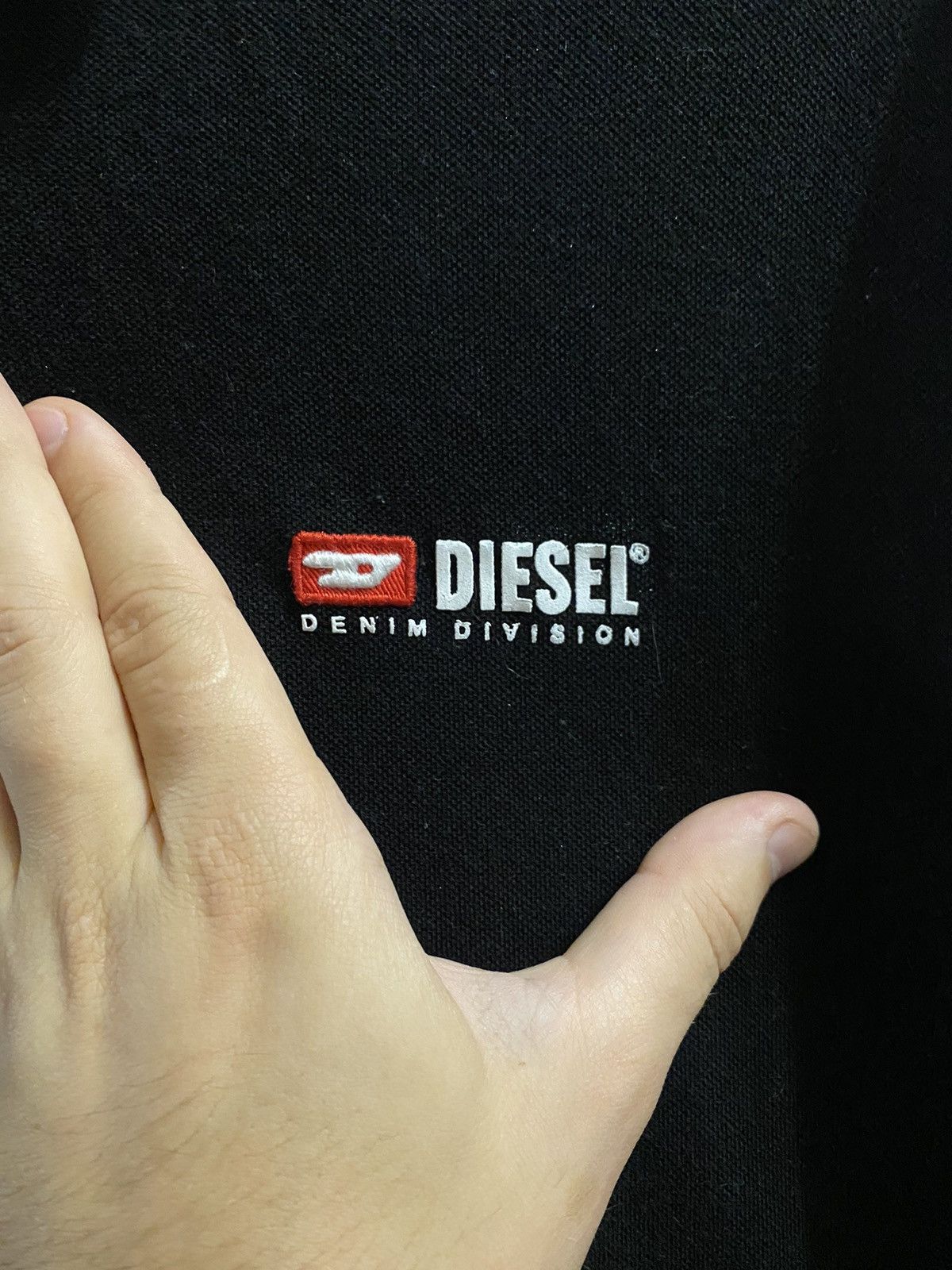 Diesel Rare Polo Diesel Small Logo. Y2K Punk style. Size US M / EU 48-50 / 2 - 2 Thumbnail