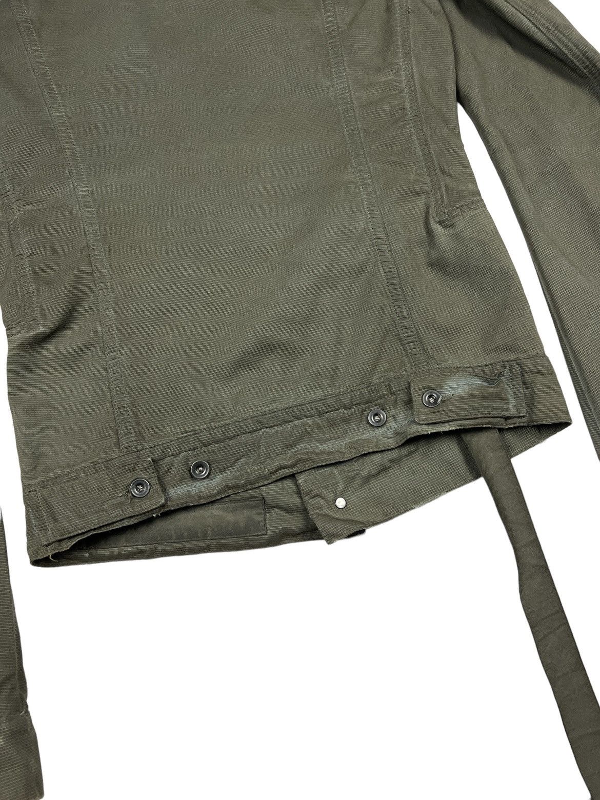 Rick Owens Archive FW07 Rick Owens DRKSHDW Waxed Grosgrain Jacket Size US S / EU 44-46 / 1 - 8 Thumbnail
